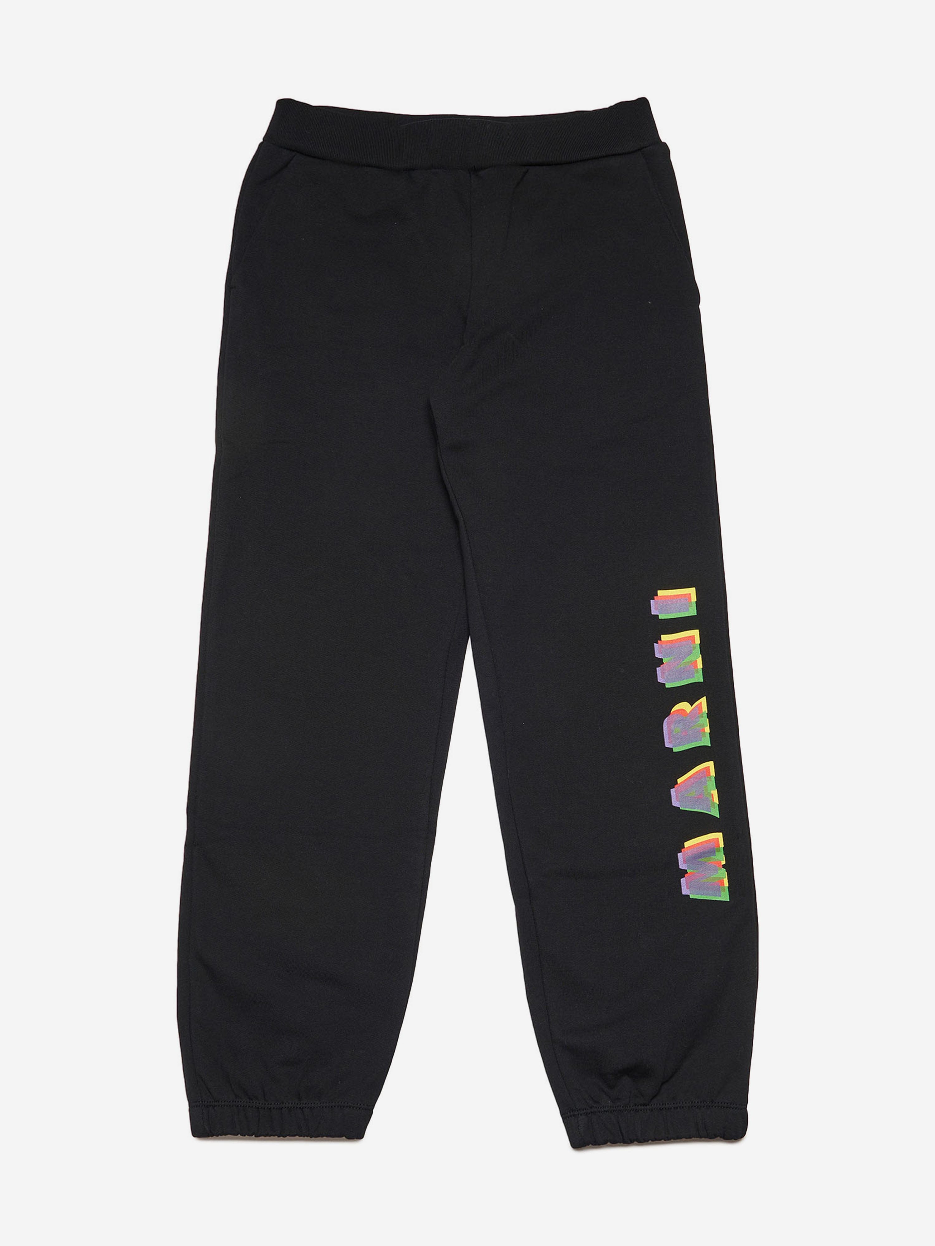 MARNI Kids Logo Joggers in Black