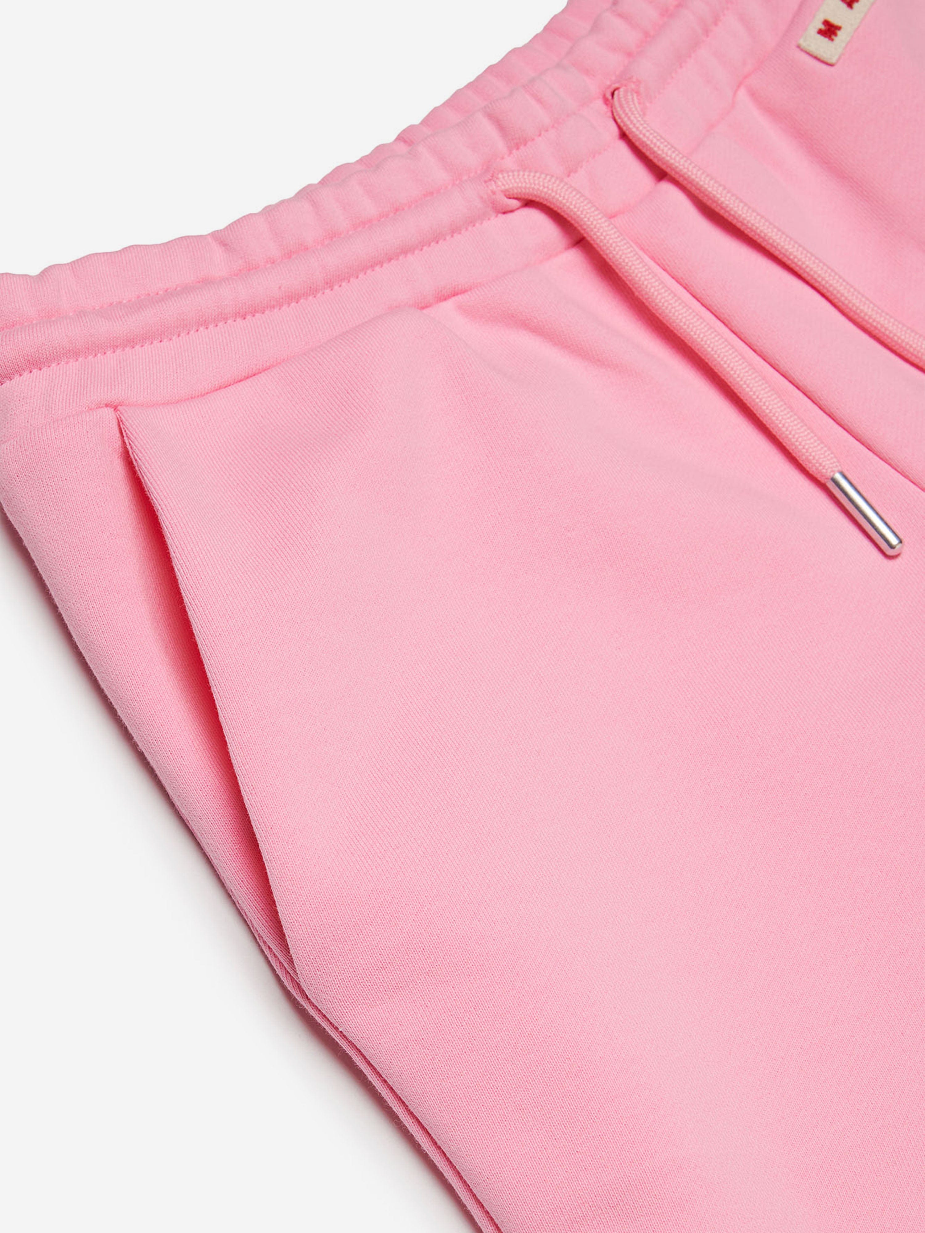 MARNI Girls Wide Leg Trousers in Pink