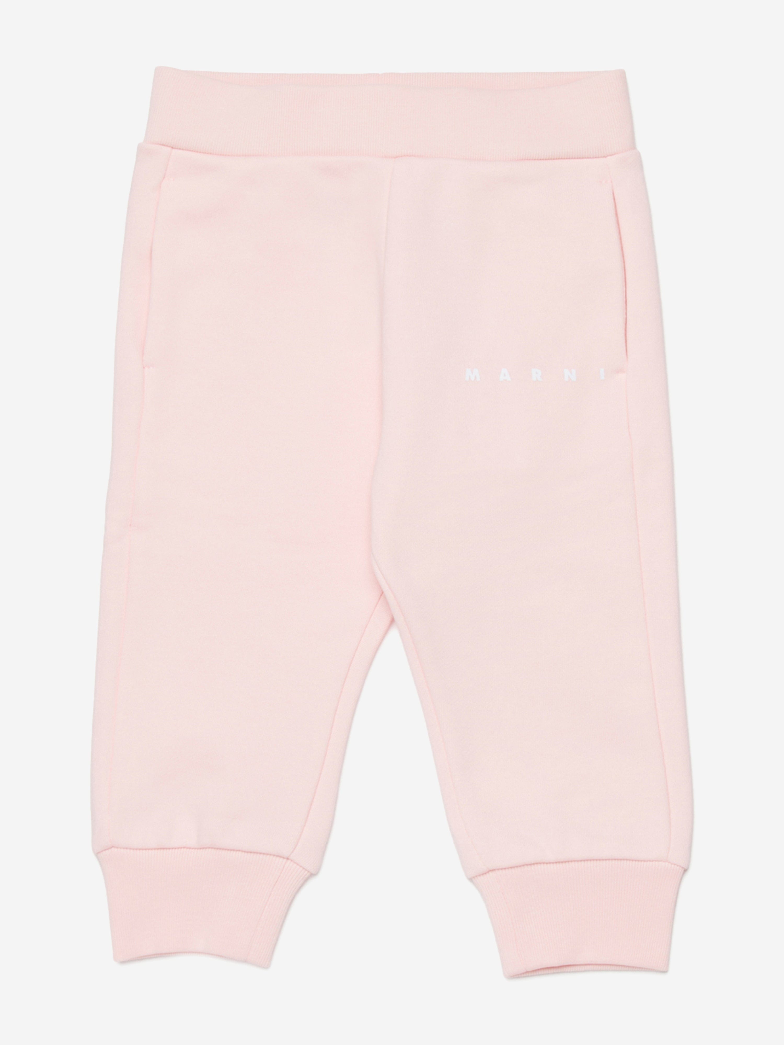 MARNI Baby Girls Logo Joggers in Pink