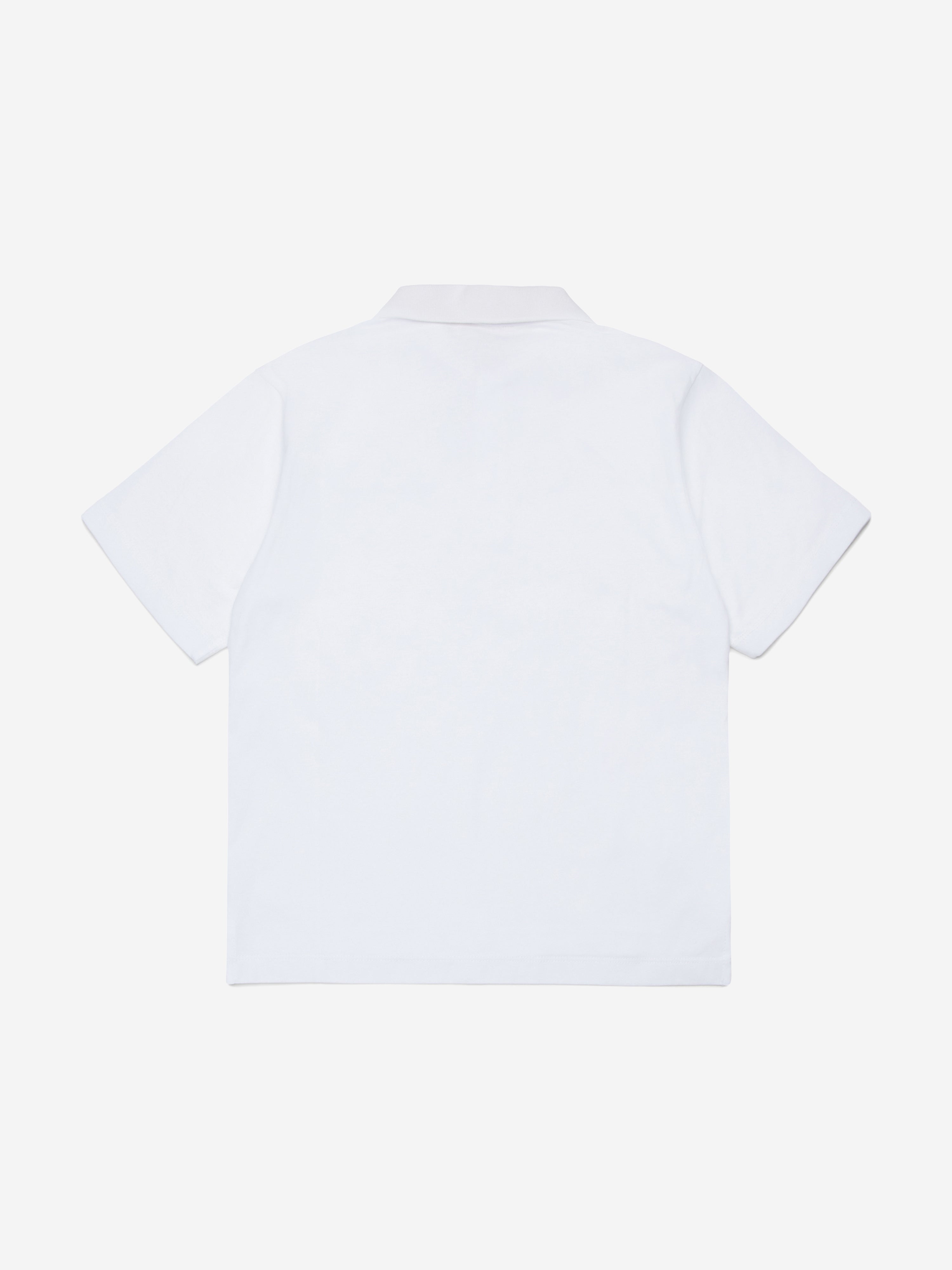 MARNI Kids Logo Polo Shirt in White