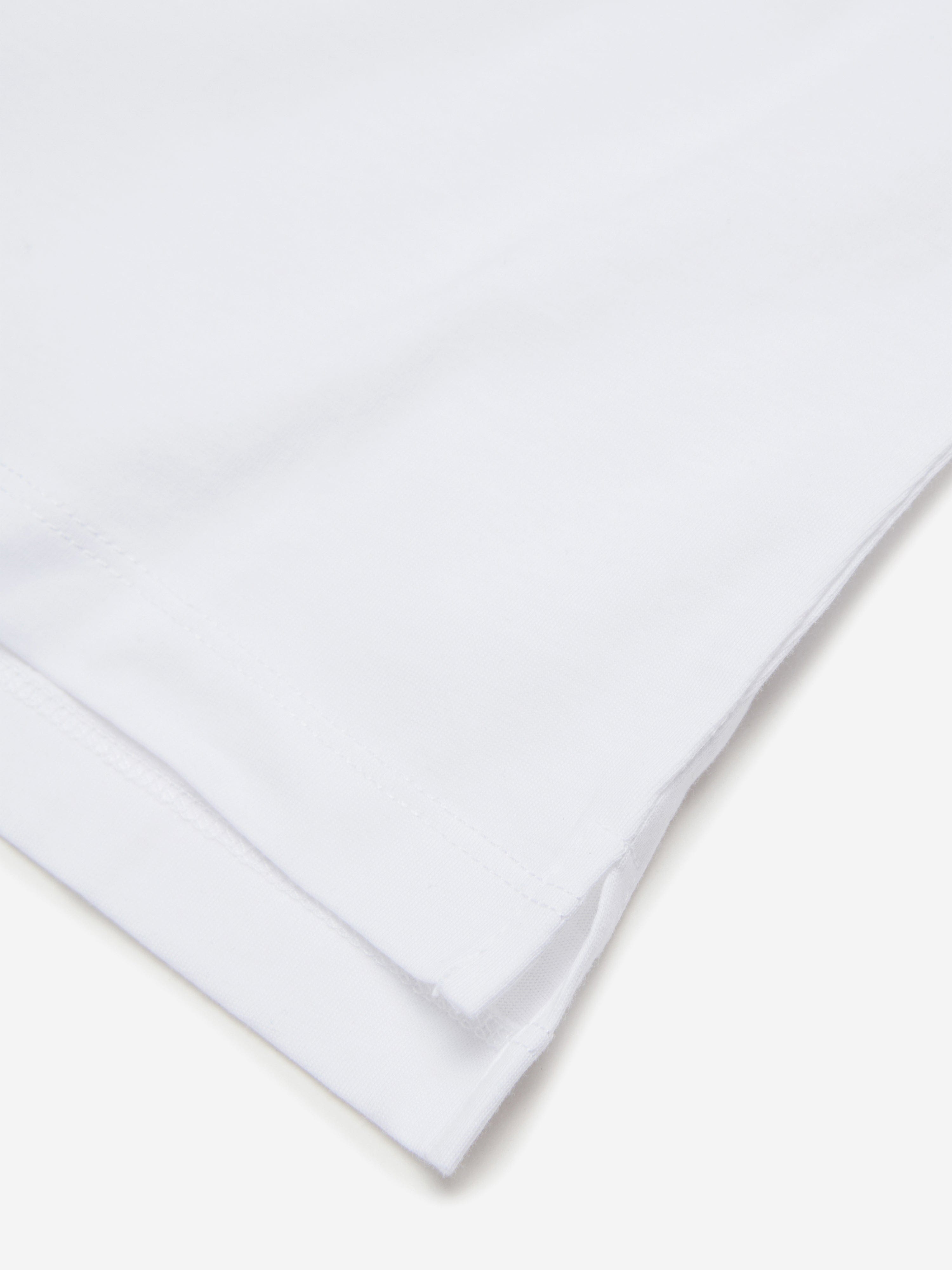 MARNI Kids Logo Polo Shirt in White