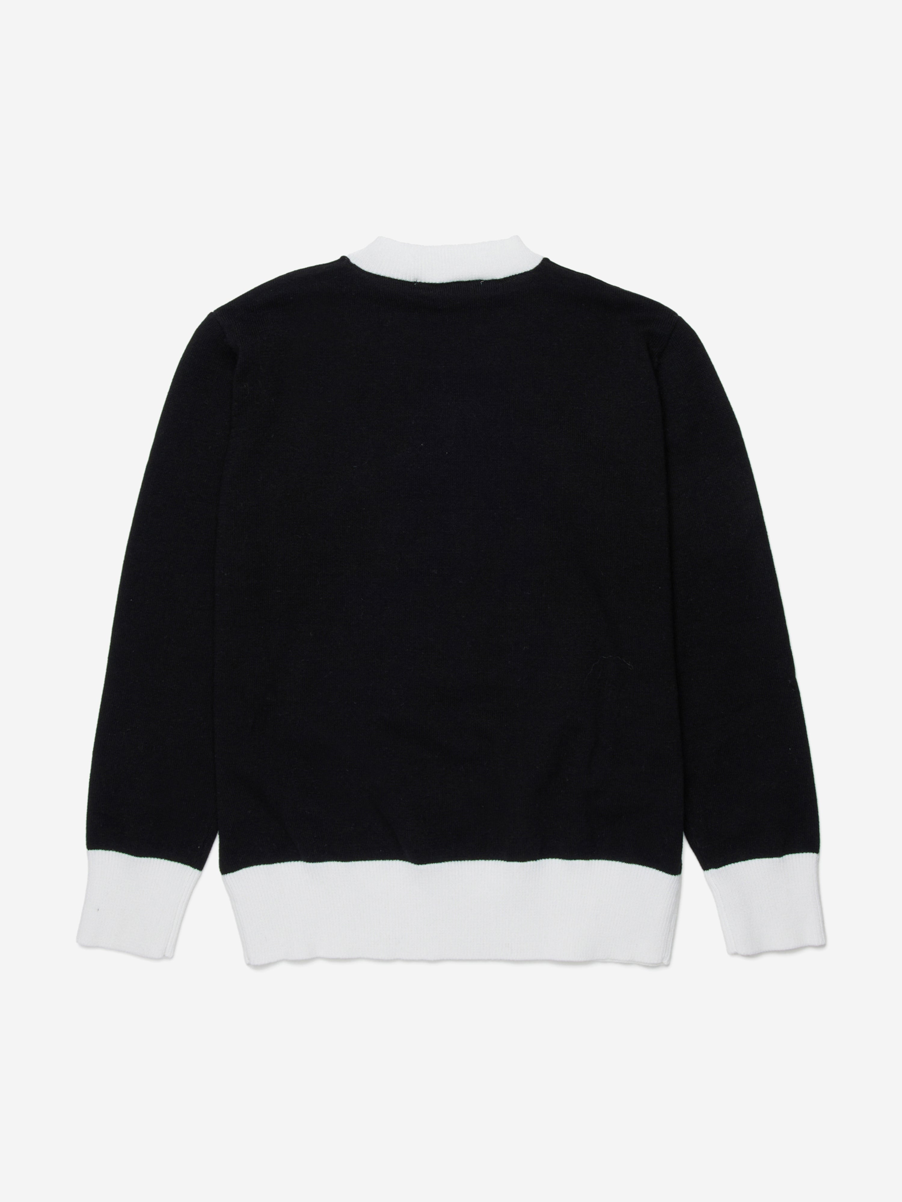 MARNI Kids Cotton Knit Logo Jumper in Black