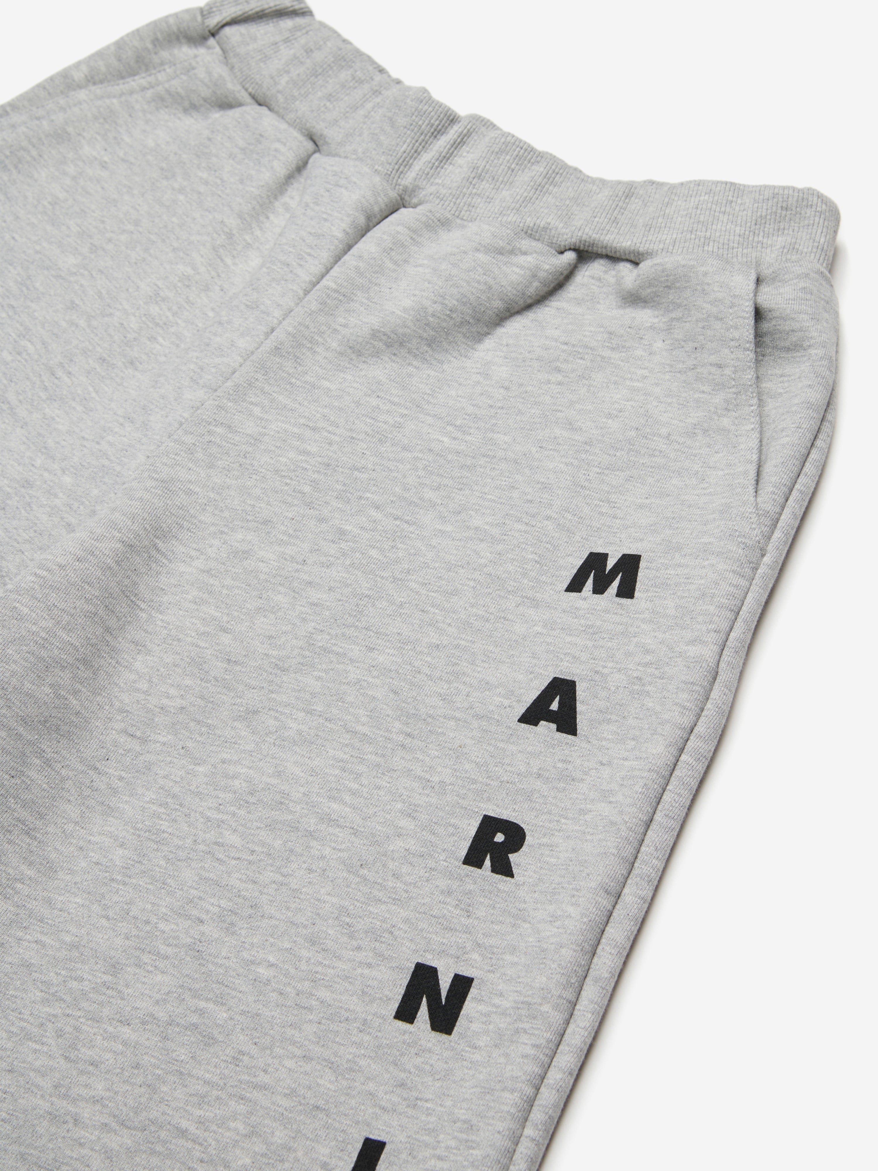 MARNI Kids Logo Shorts in Grey