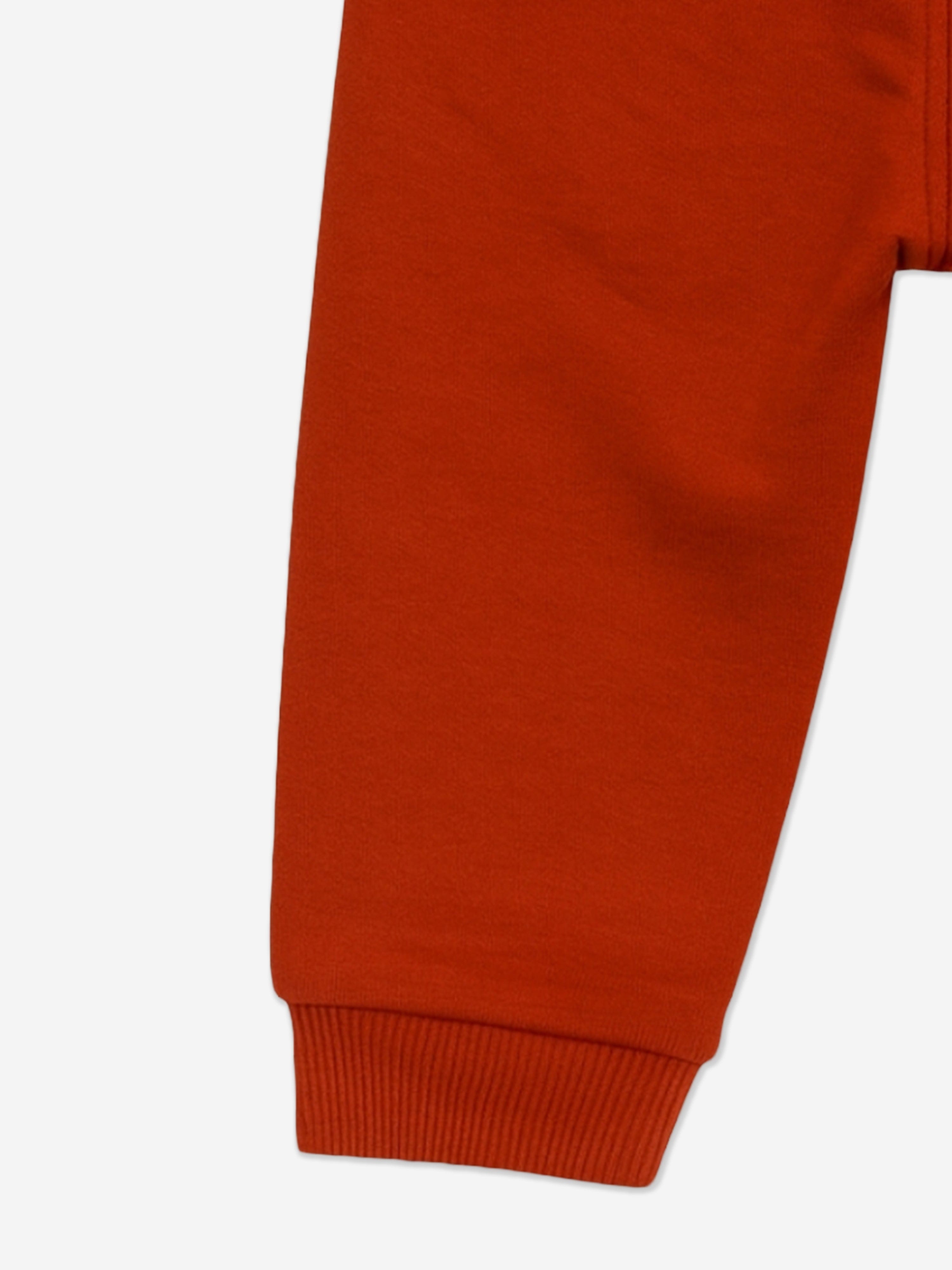 Mininio Baby Boys Knitted Jacket and Trouser Set in Red