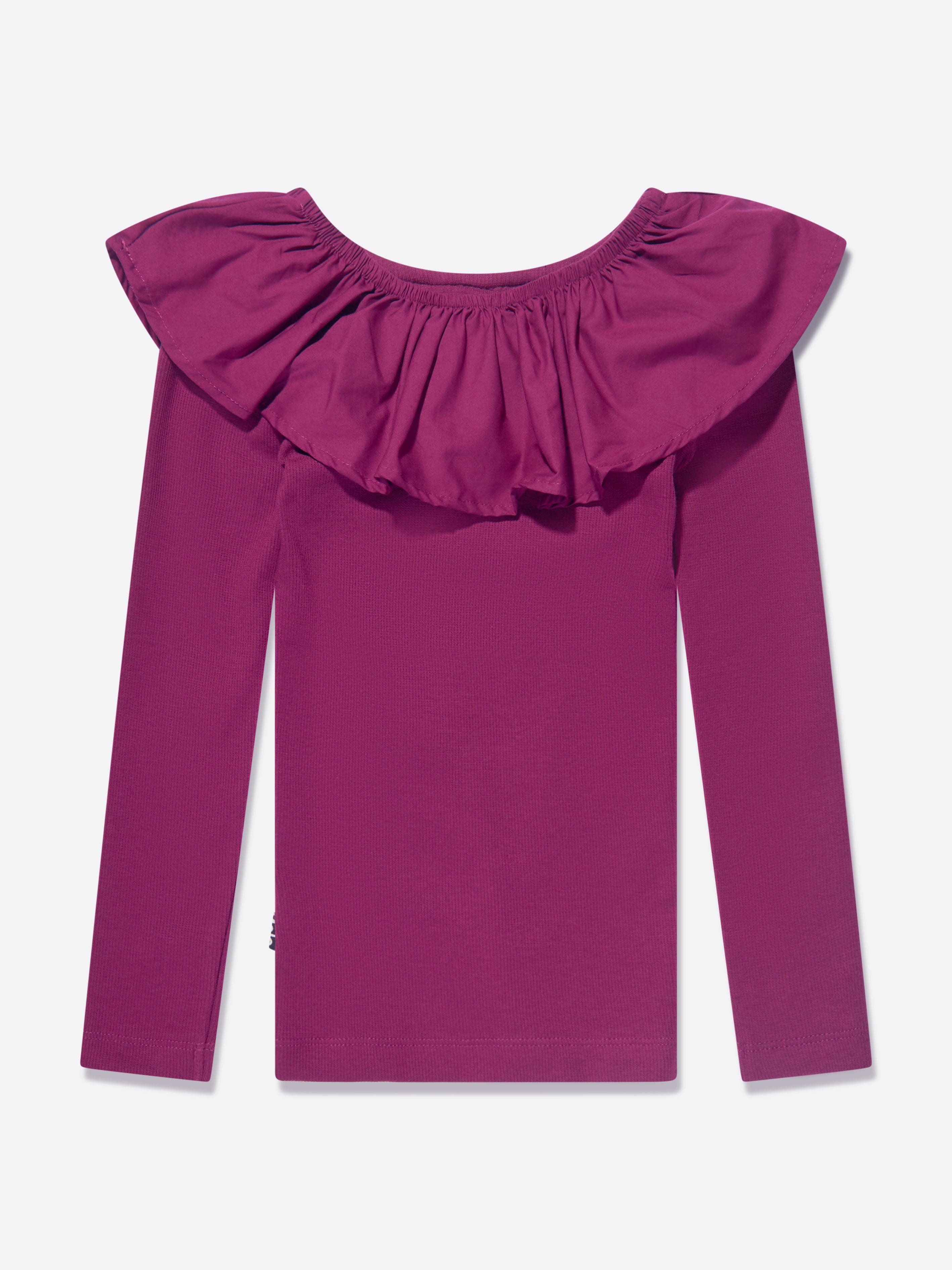 Molo Girls Long Sleeve T-Shirt in Purple