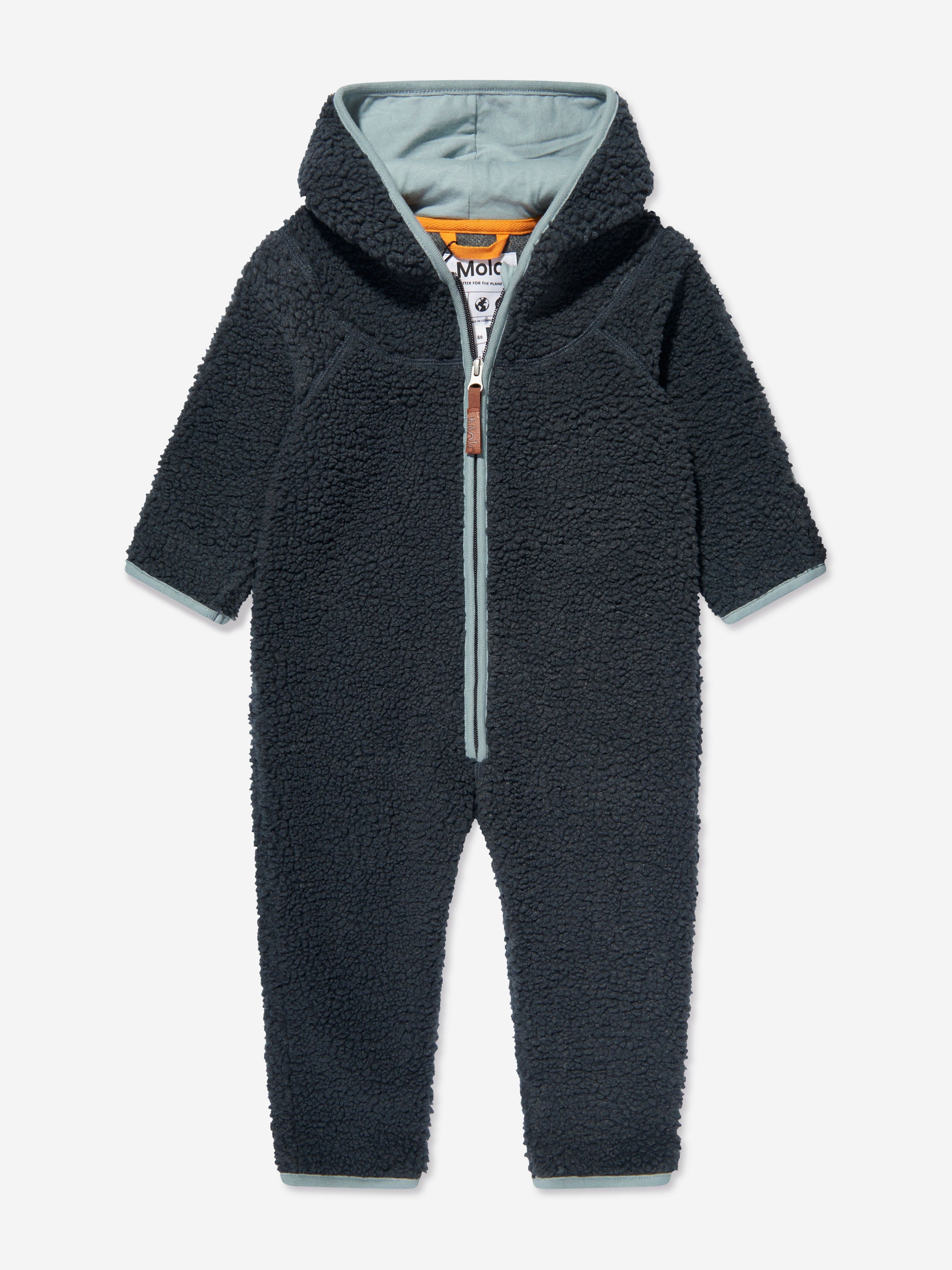 Molo Baby Boys Fleece Pramsuit in Navy