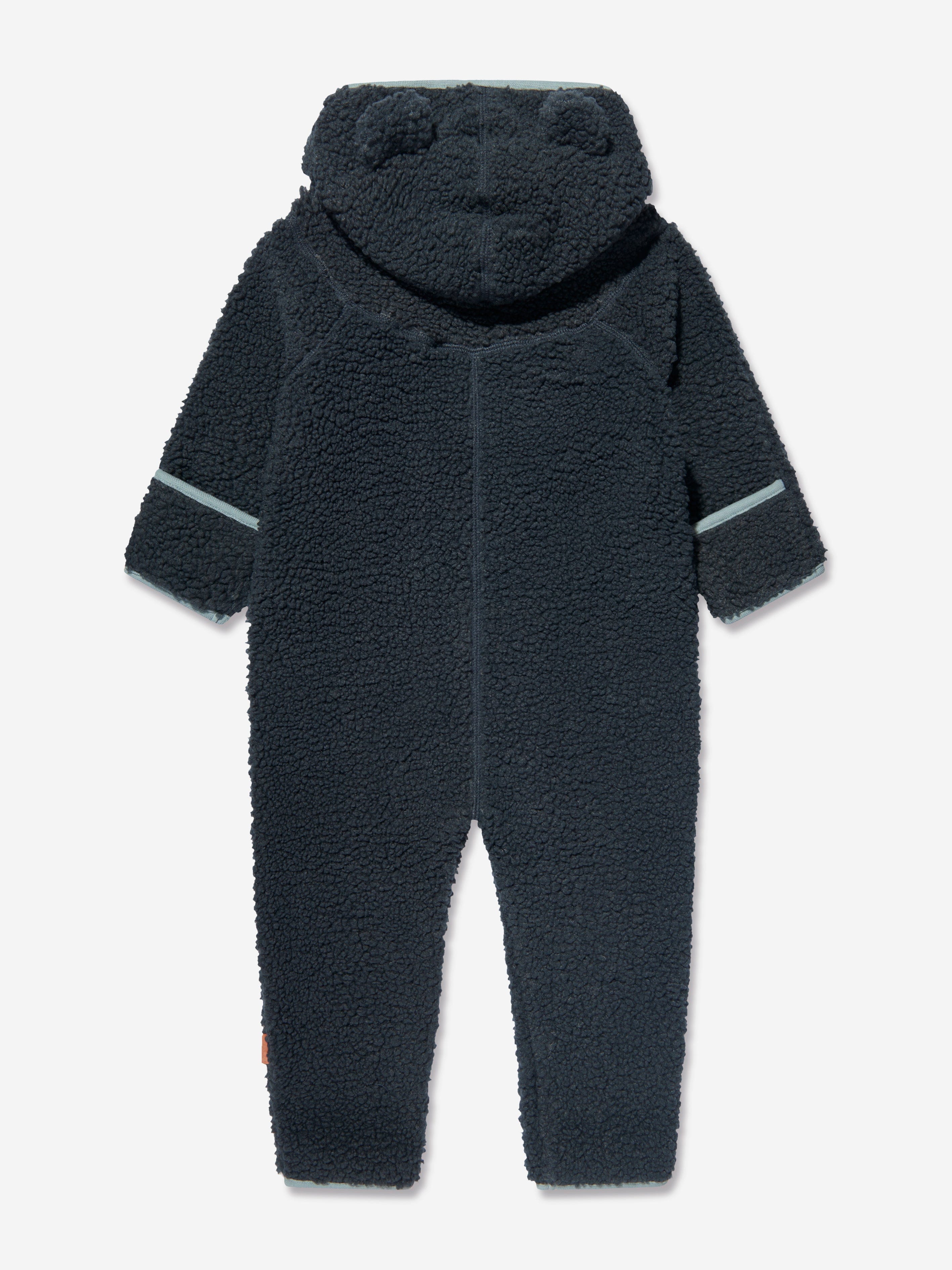 Molo Baby Boys Fleece Pramsuit in Navy