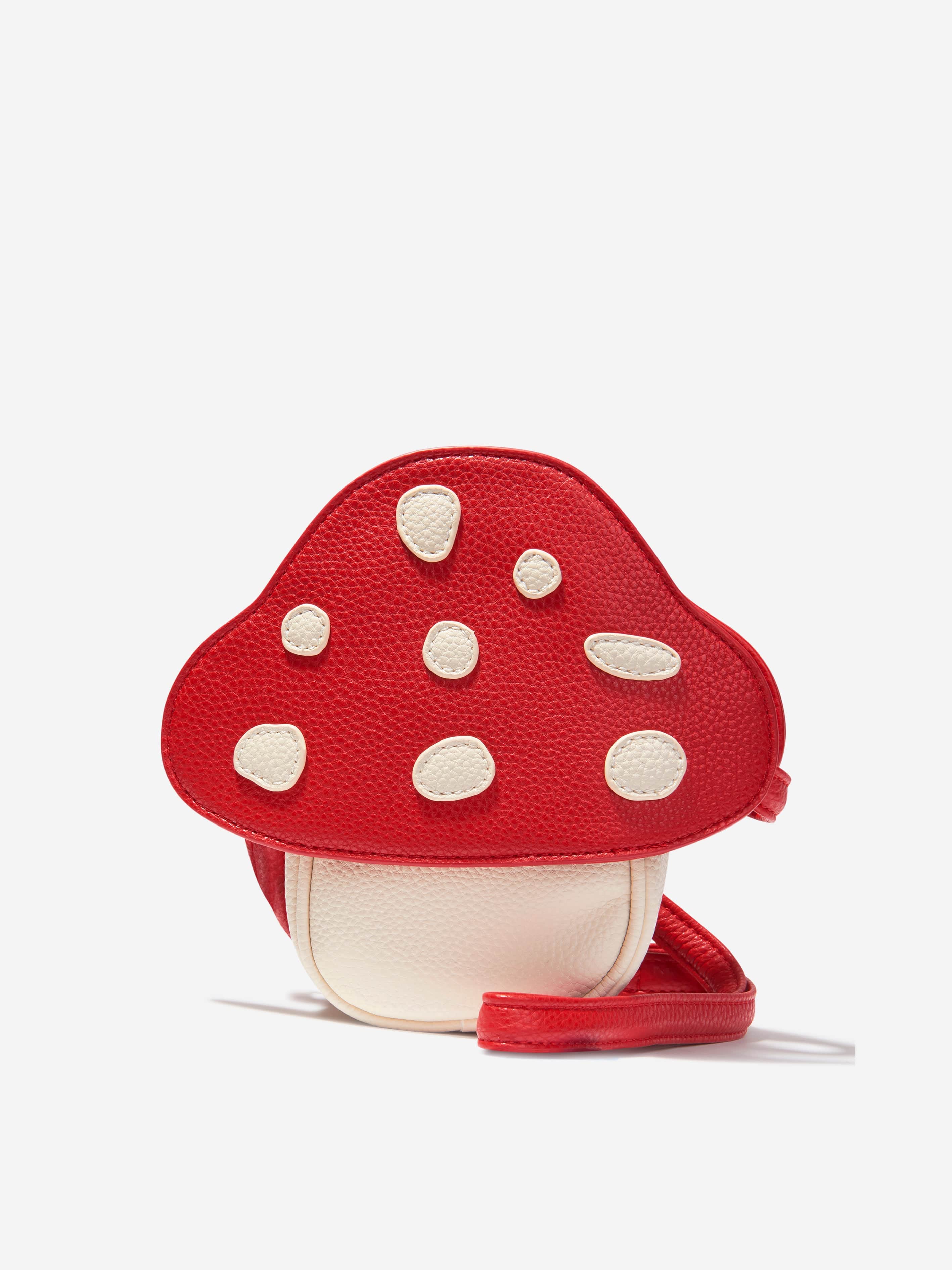 Molo Girls Fungi Shoulder Bag in Red