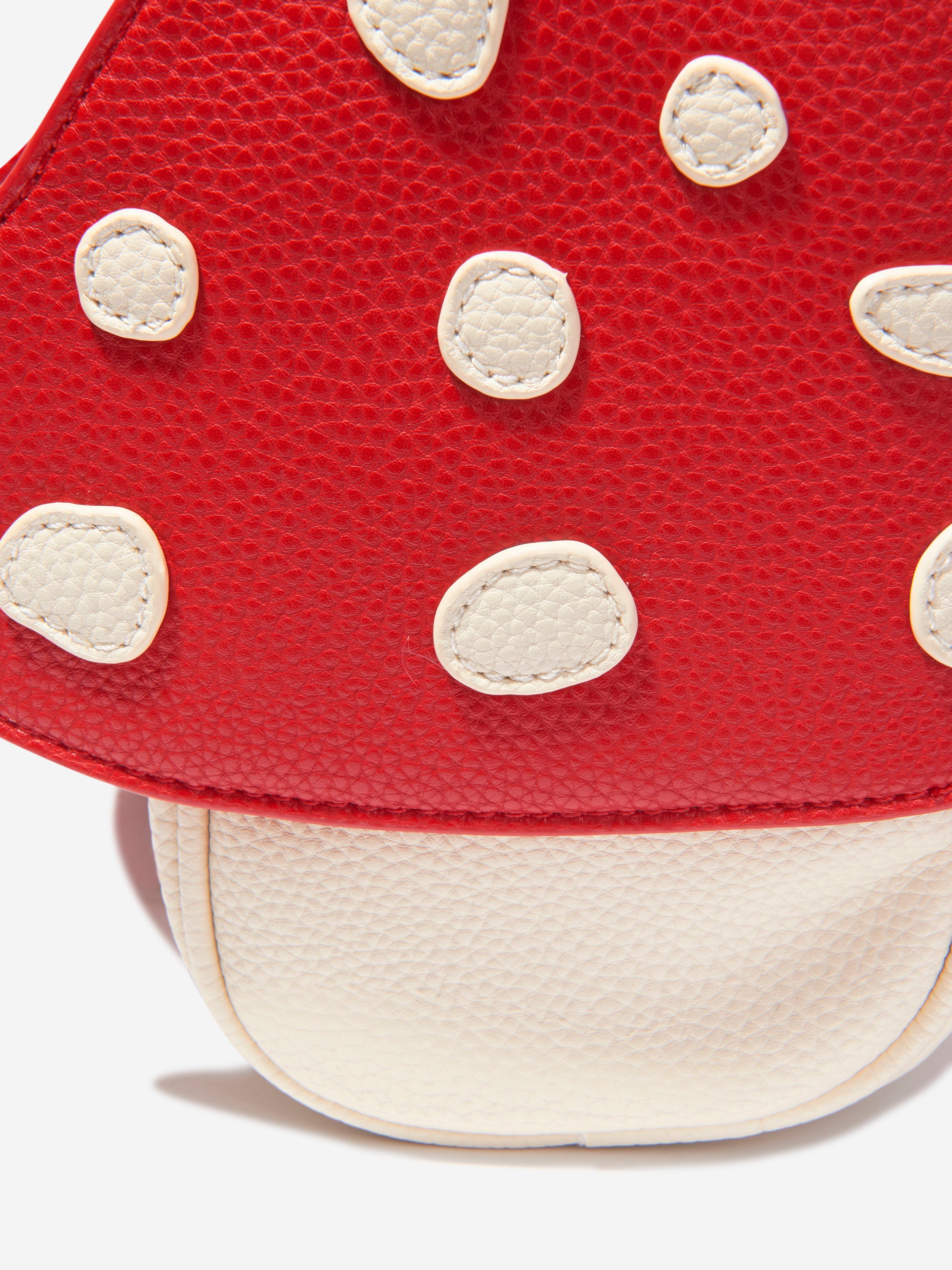 Molo Girls Fungi Shoulder Bag in Red