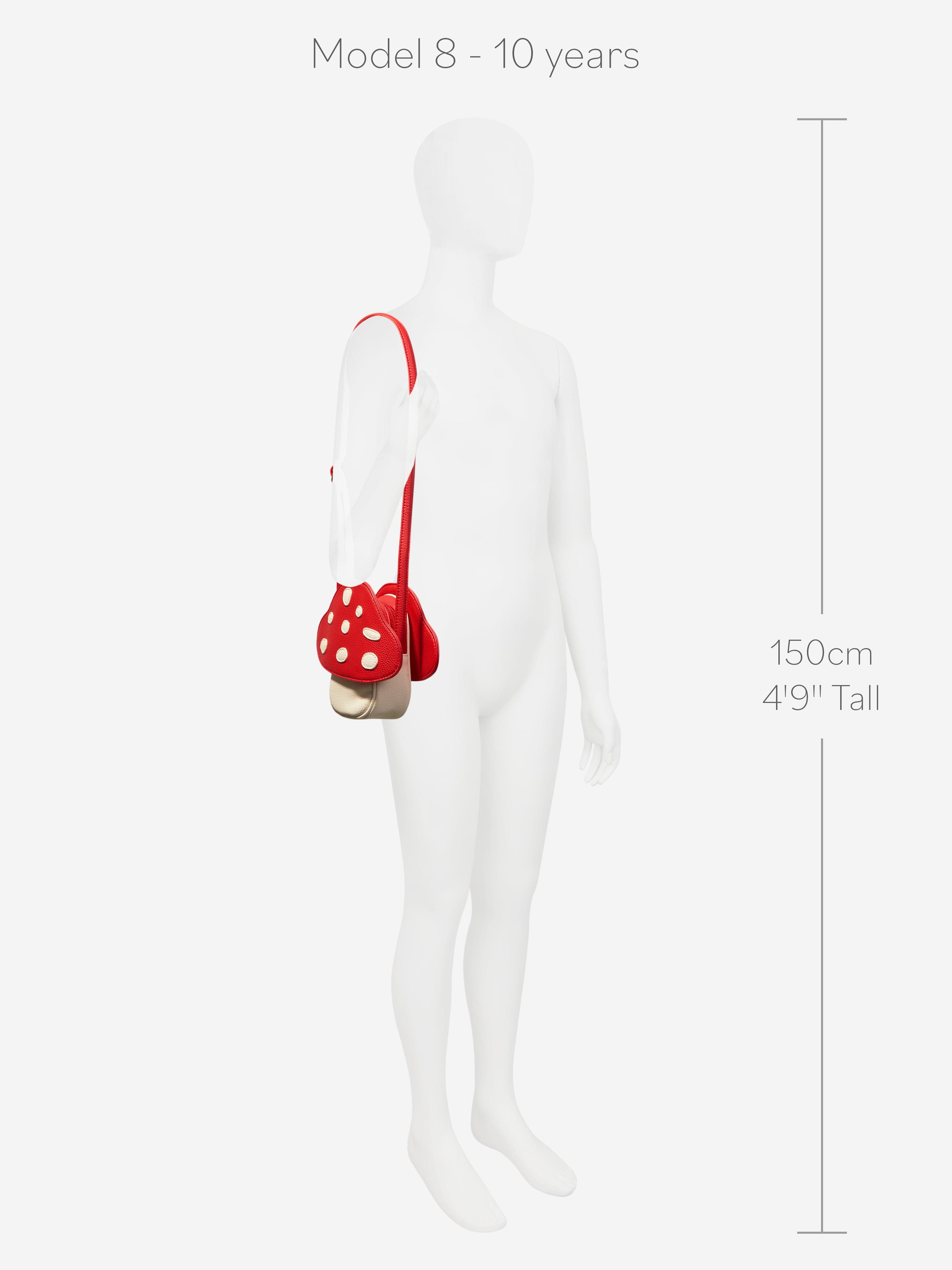 Molo Girls Fungi Shoulder Bag in Red