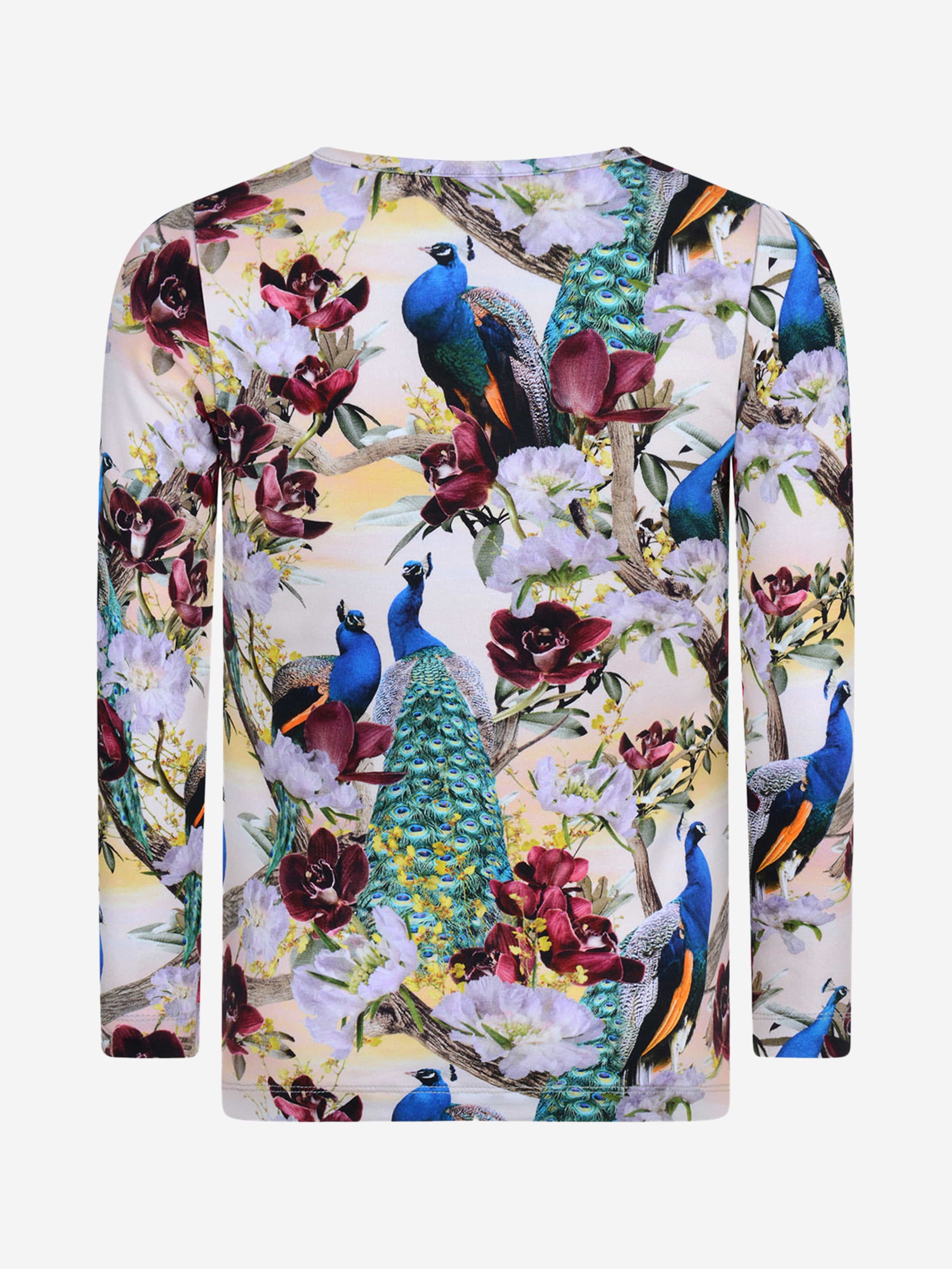 Molo Girls Oriental Peacock Rose Top