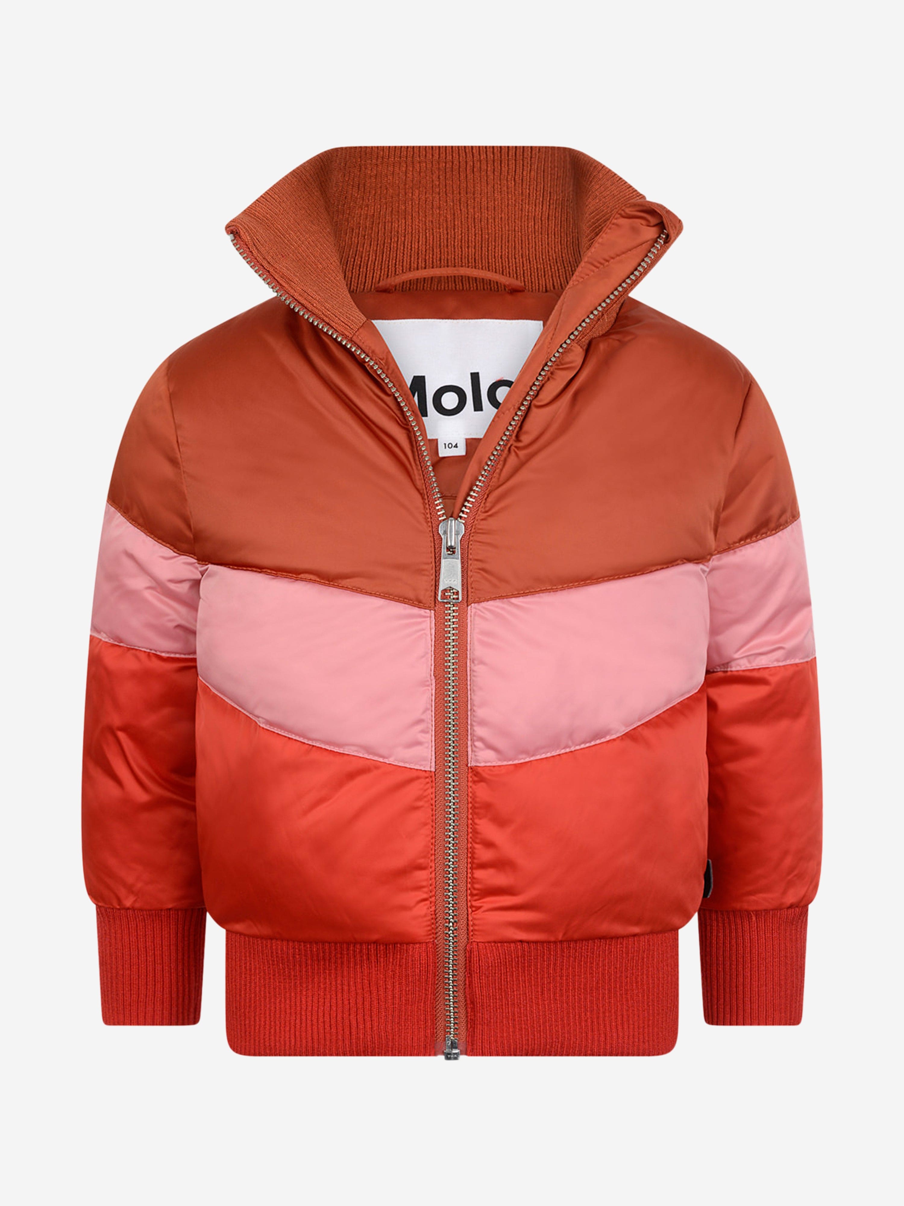 Molo Girls & Red Waterproof Jacket