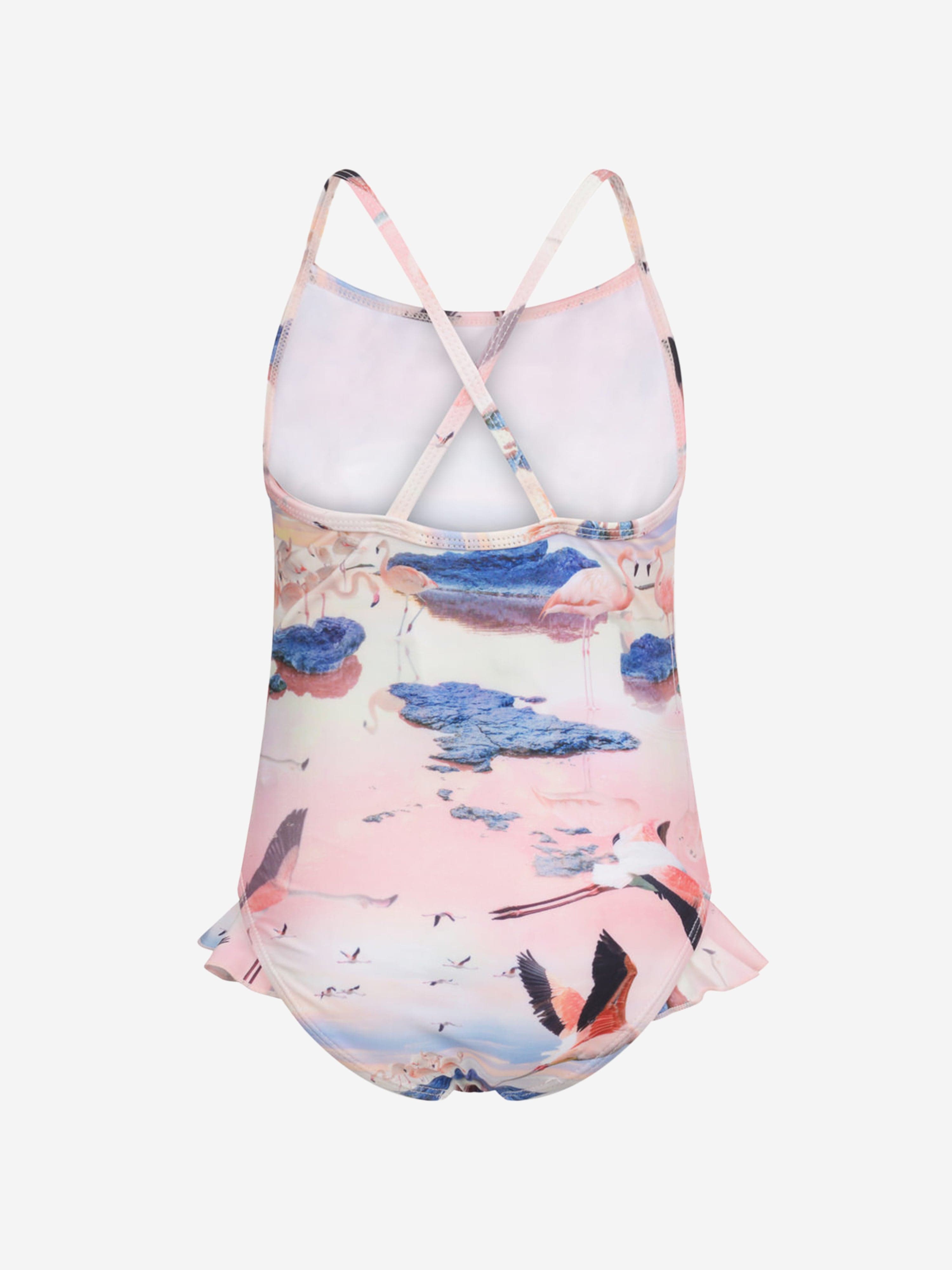 Molo Girls Flamingo Swimsuit