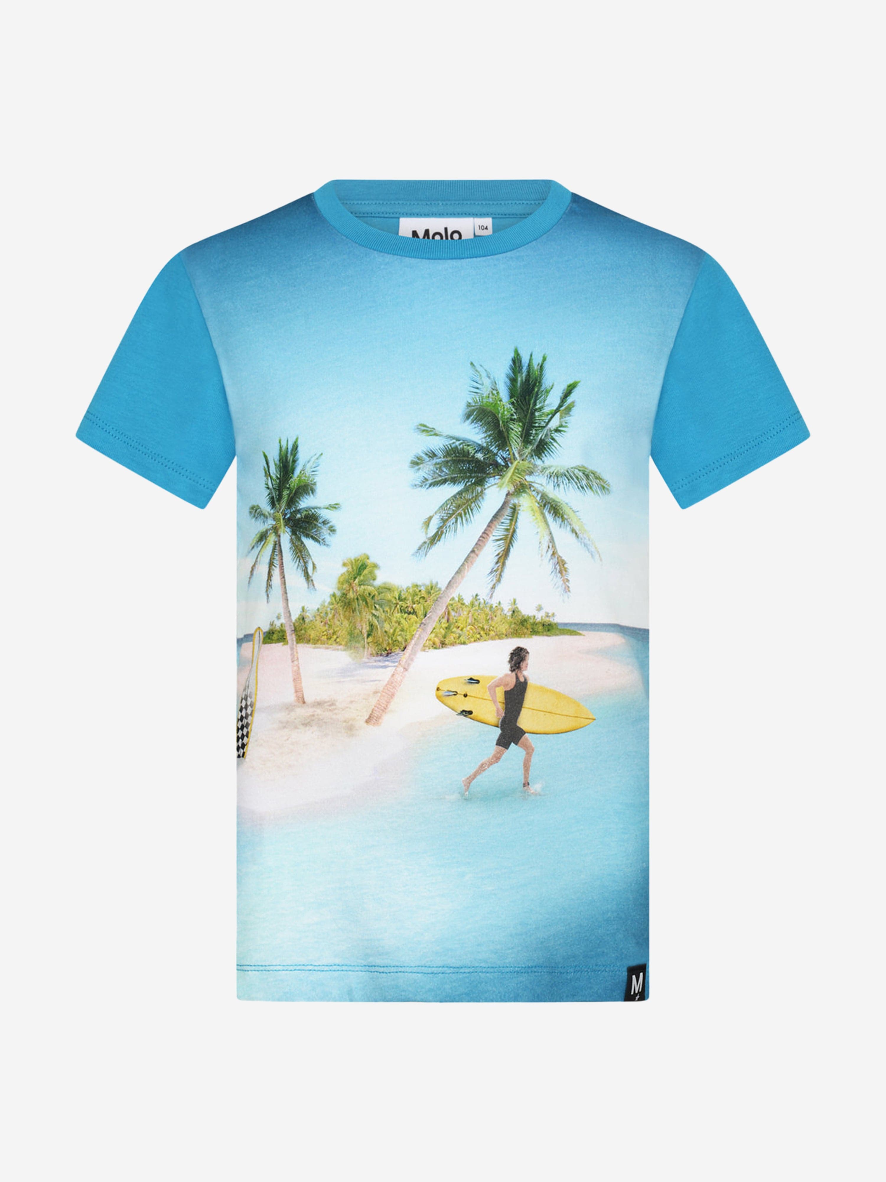 Molo Boys Surf Print Top