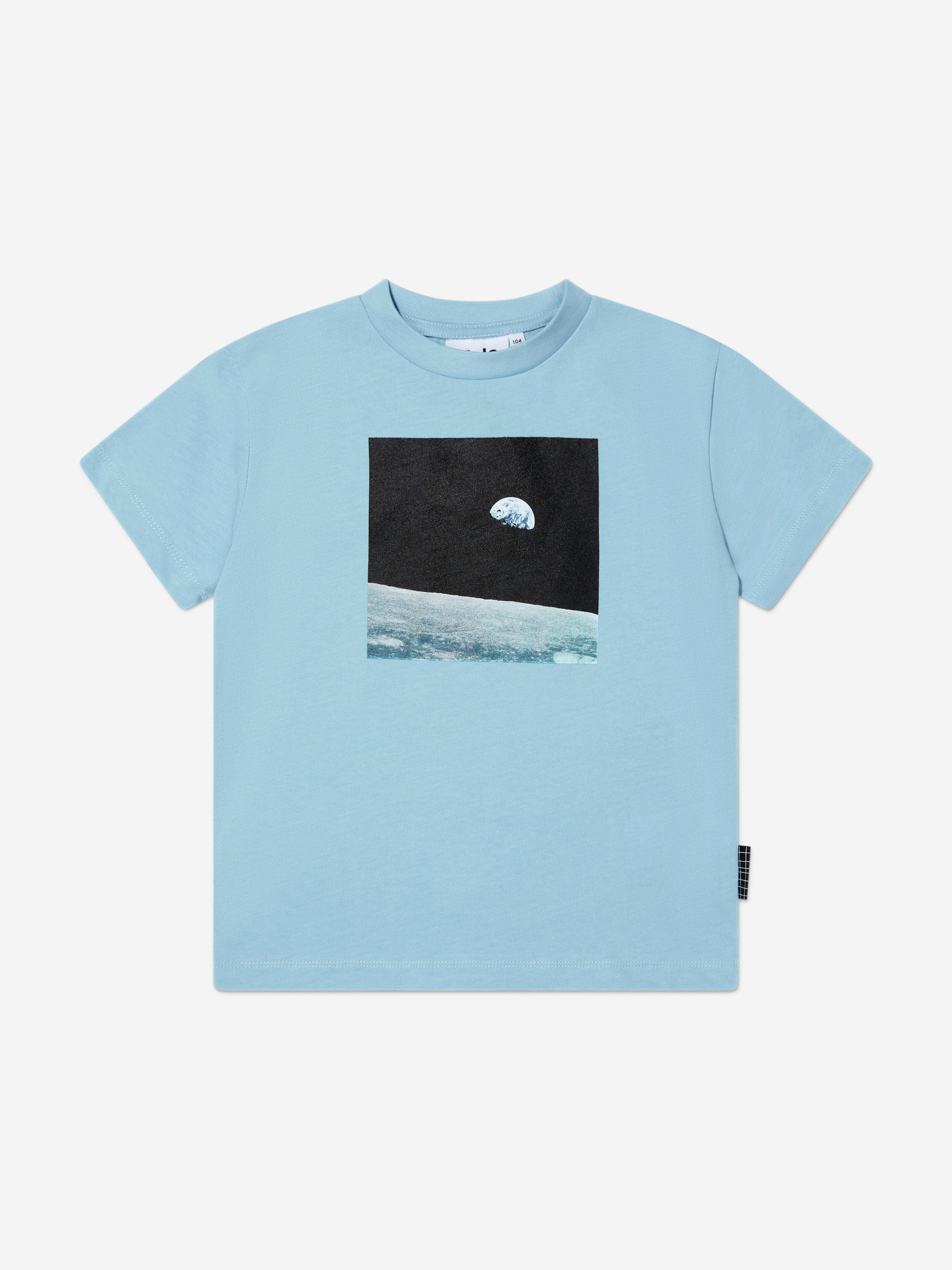 Molo Boys Organic Cotton Space T-Shirt