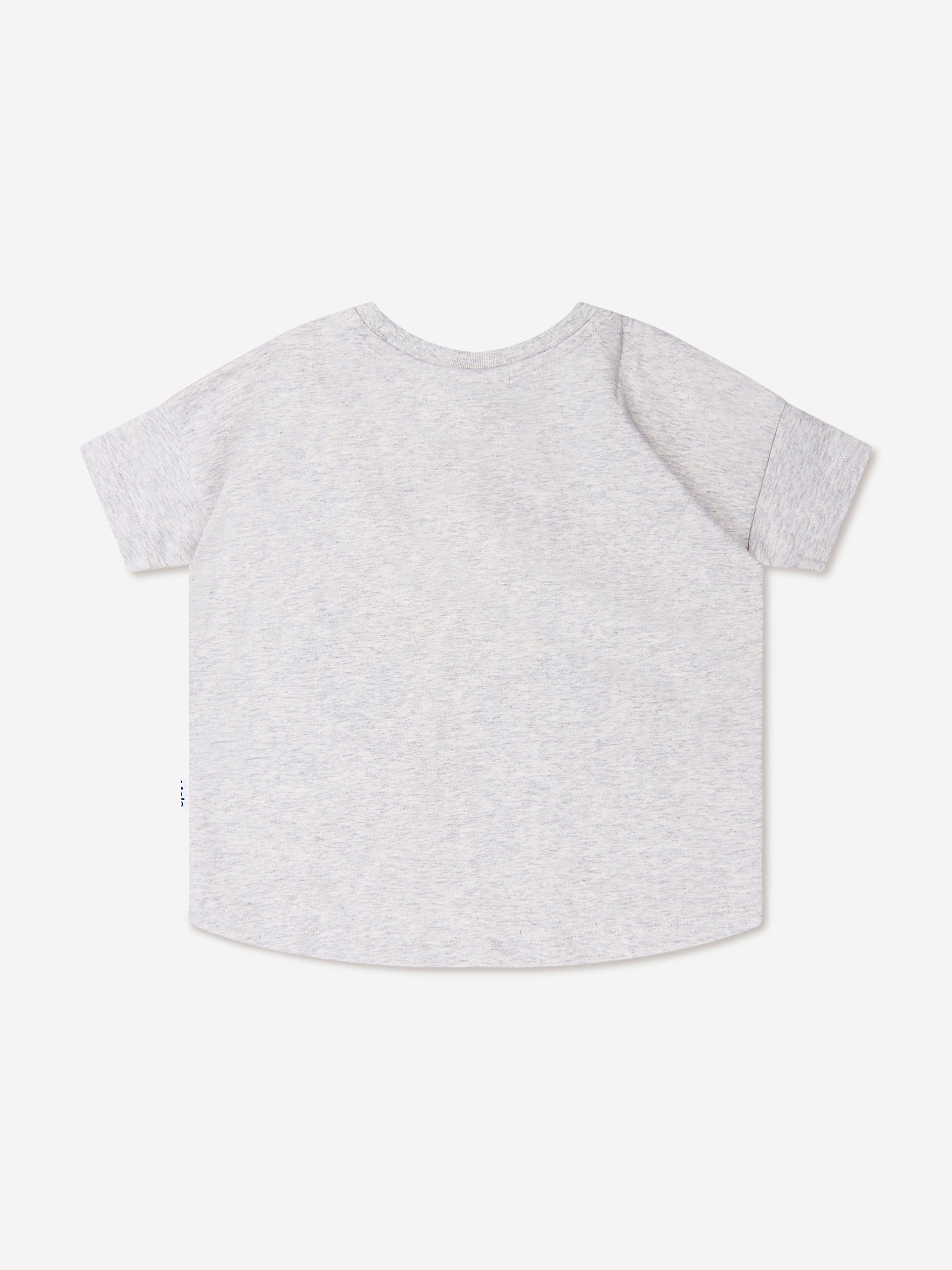 Molo Girls Organic Cotton Bird Print T-Shirt