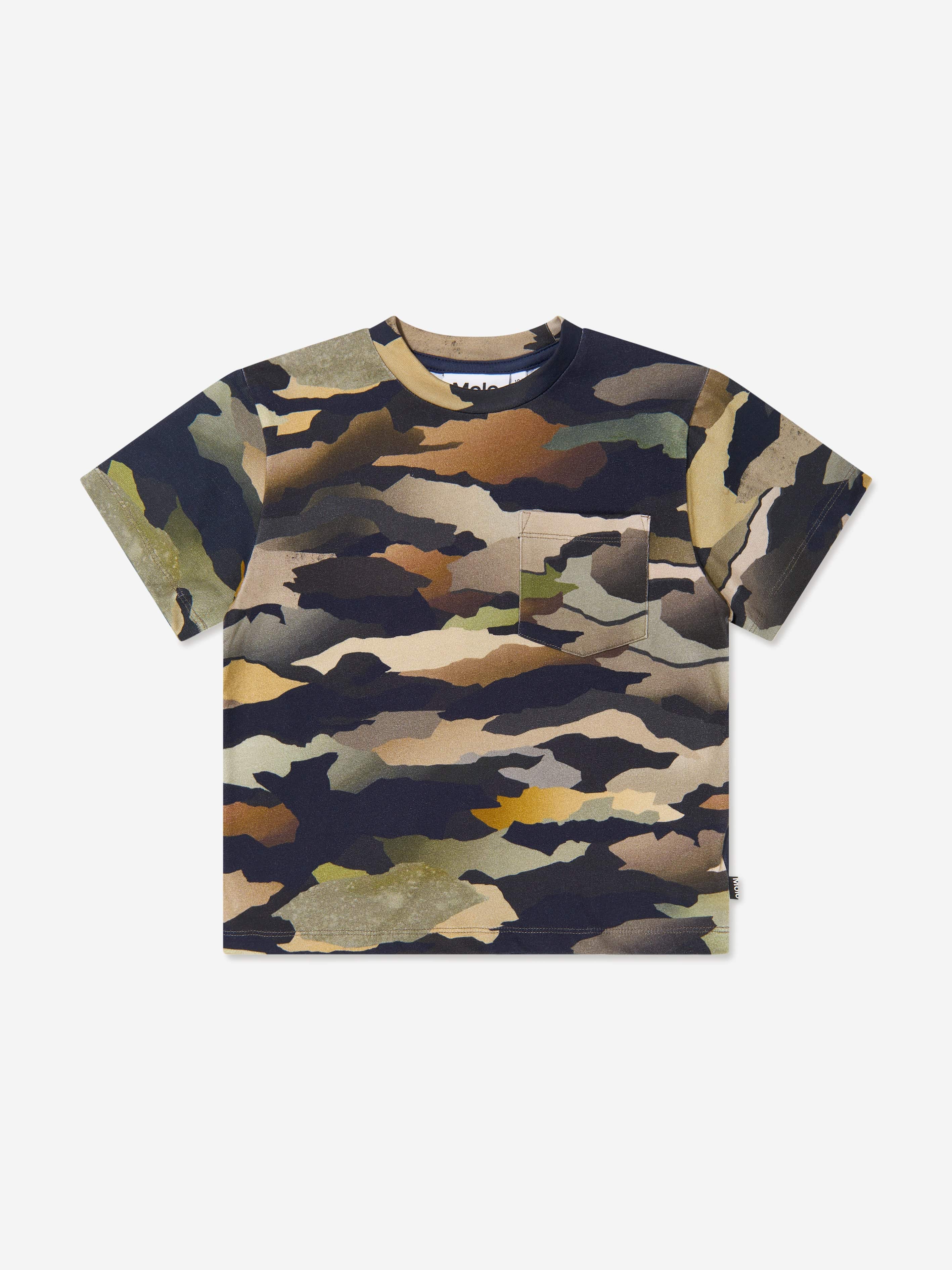 Molo Boys Organic Cotton Camouflage T-Shirt