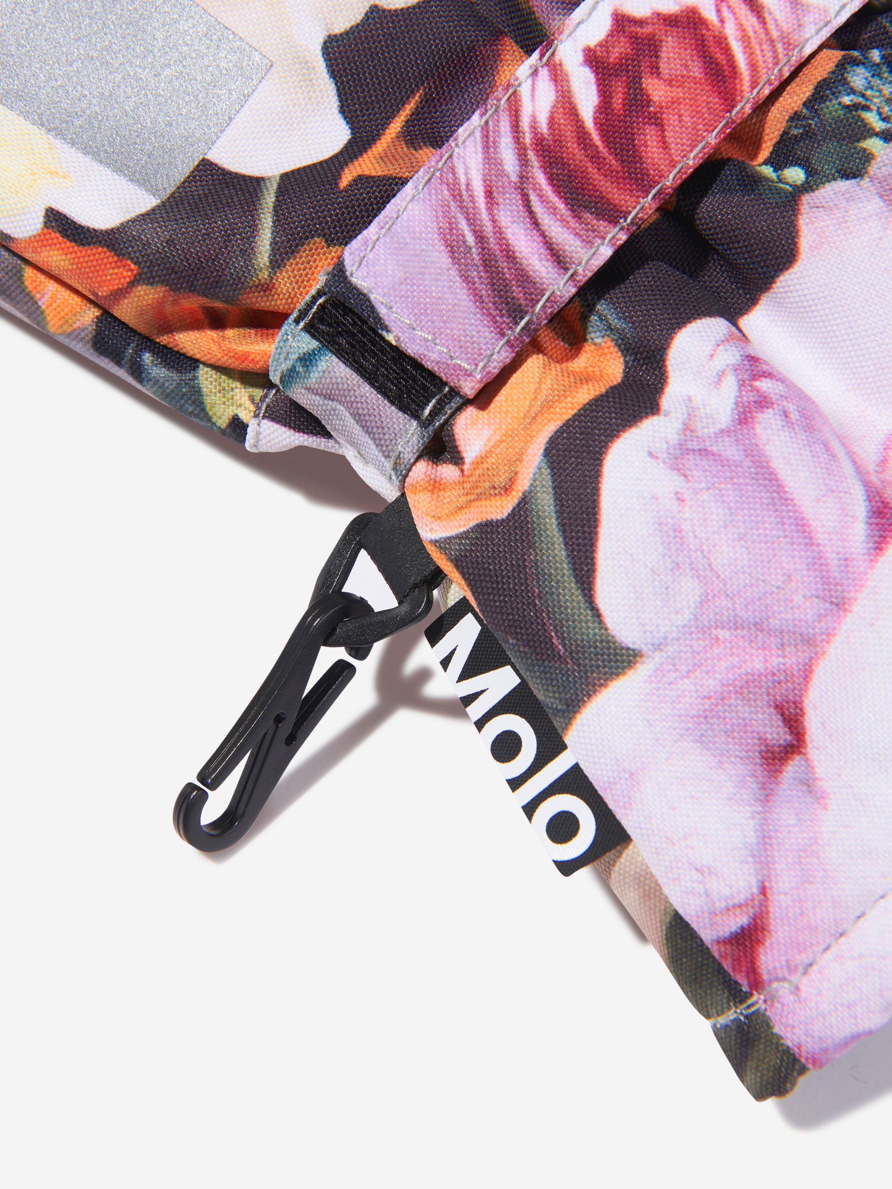 Molo Girls Floral Print Ski Mittens