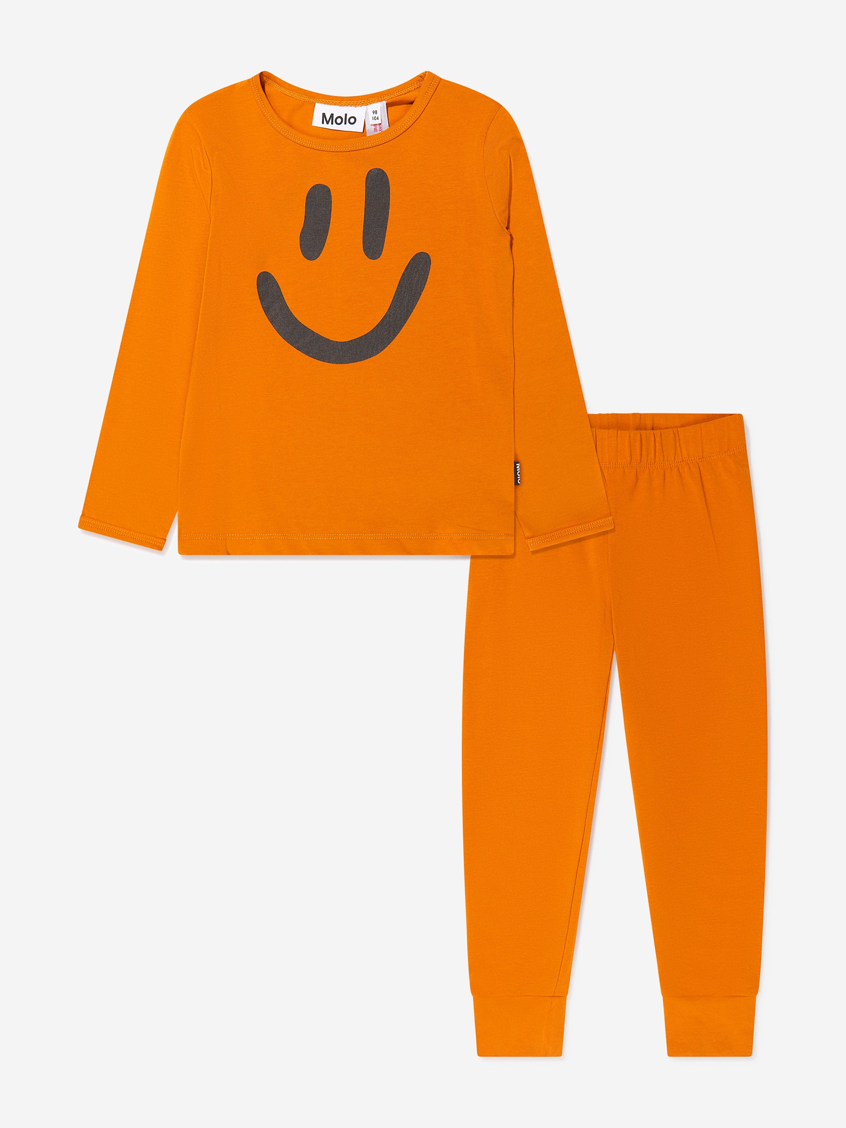 Molo Unisex Organic Cotton Smiley Face Pyjamas