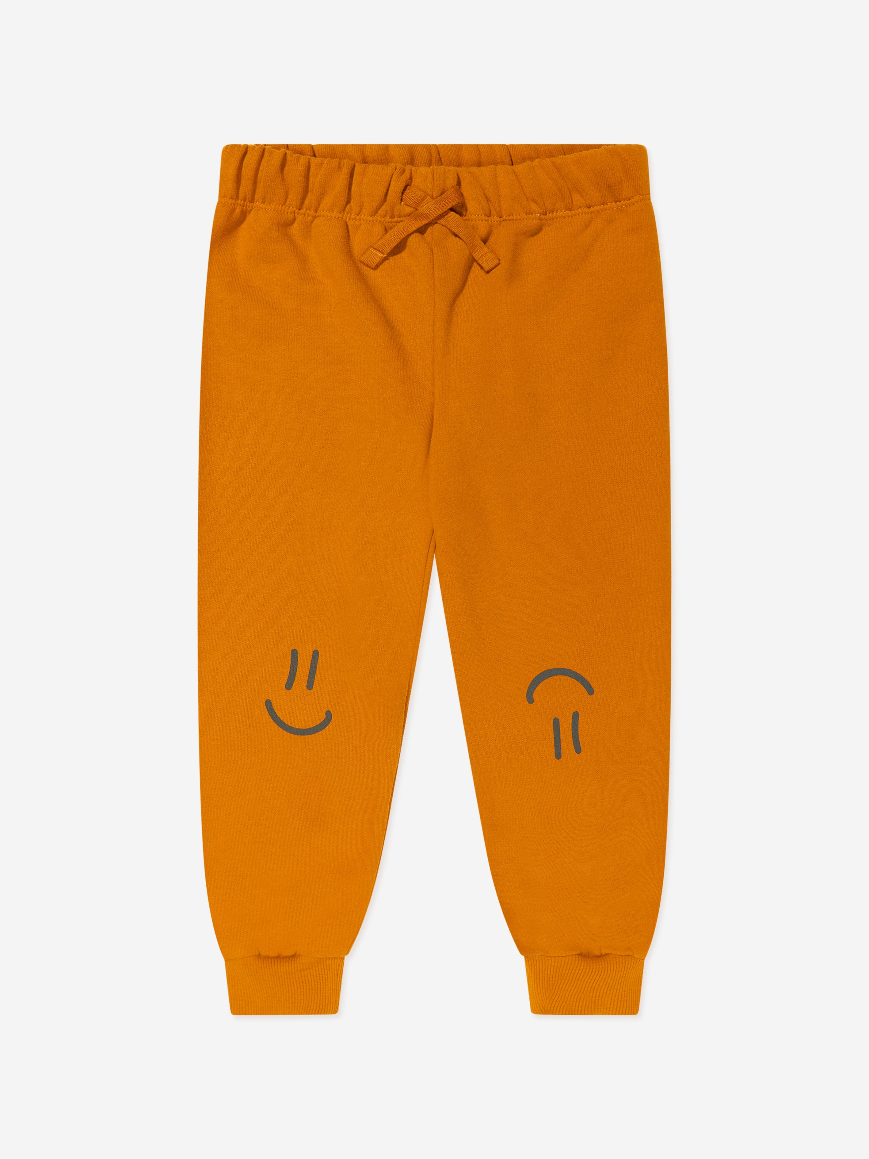 Molo Baby Organic Cotton Smiley Face Joggers