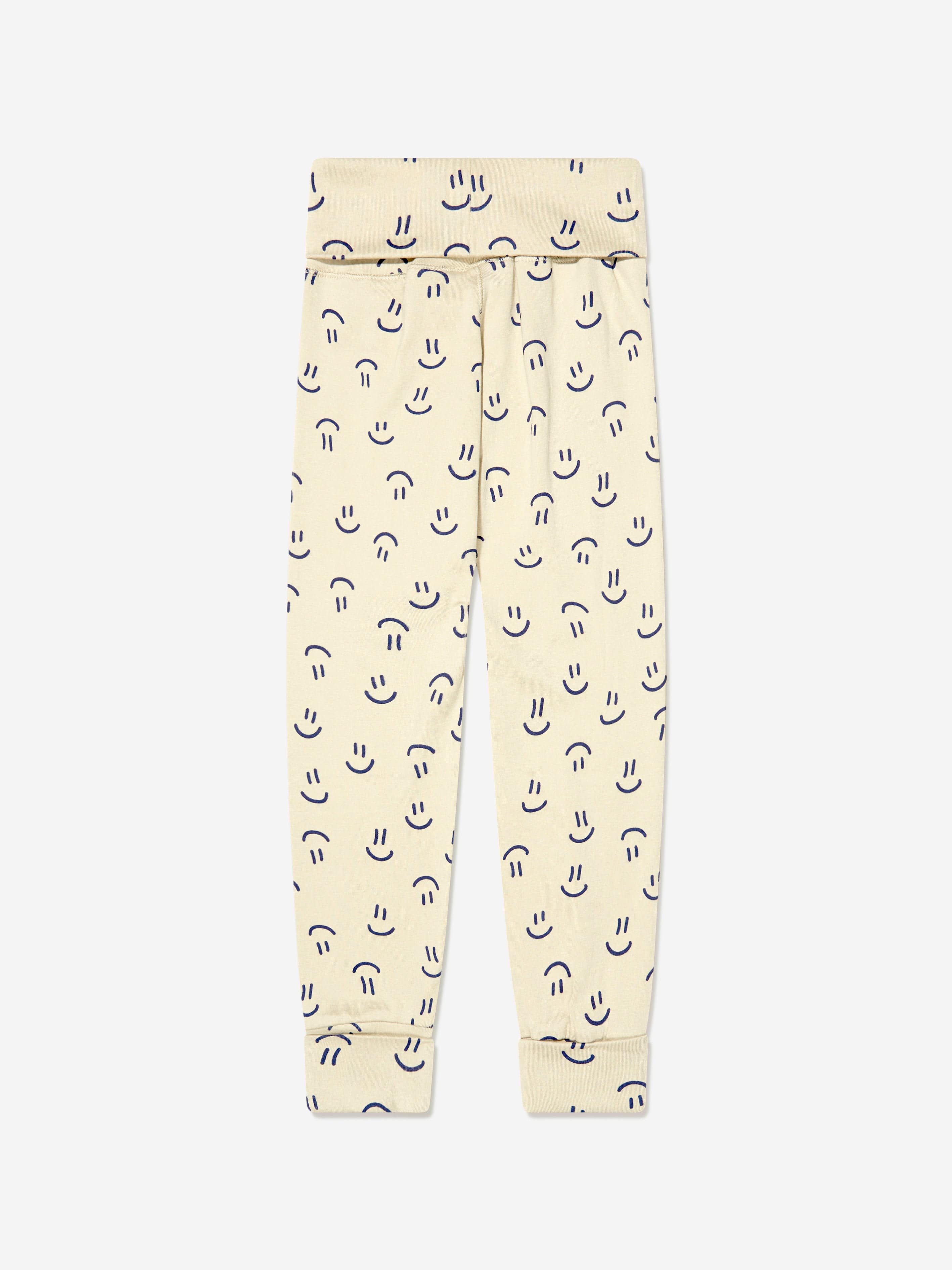 Molo Baby Organic Cotton Smiley Face Joggers