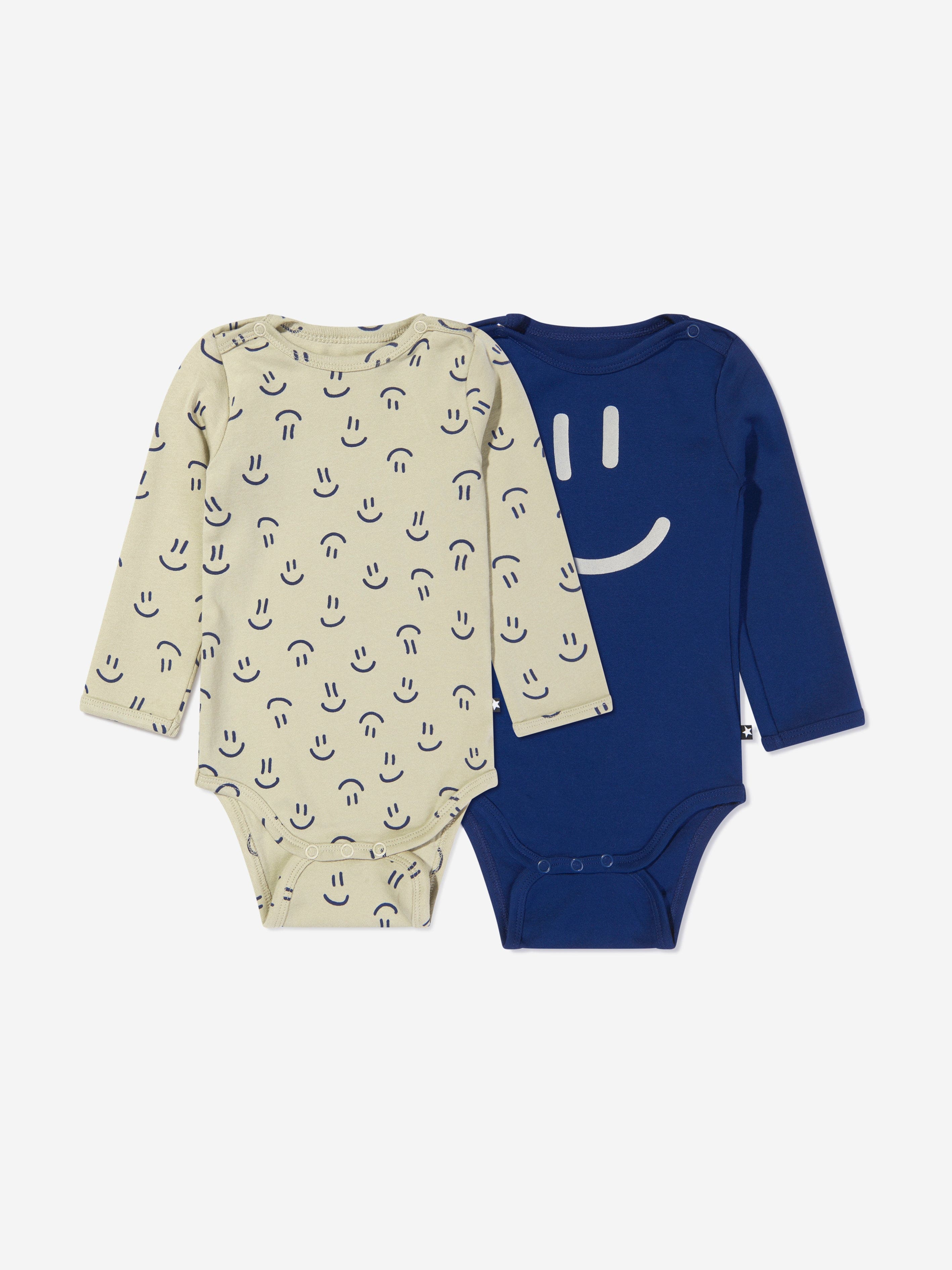 Molo Baby Organic Cotton Bodysuit Set (2 Pack)