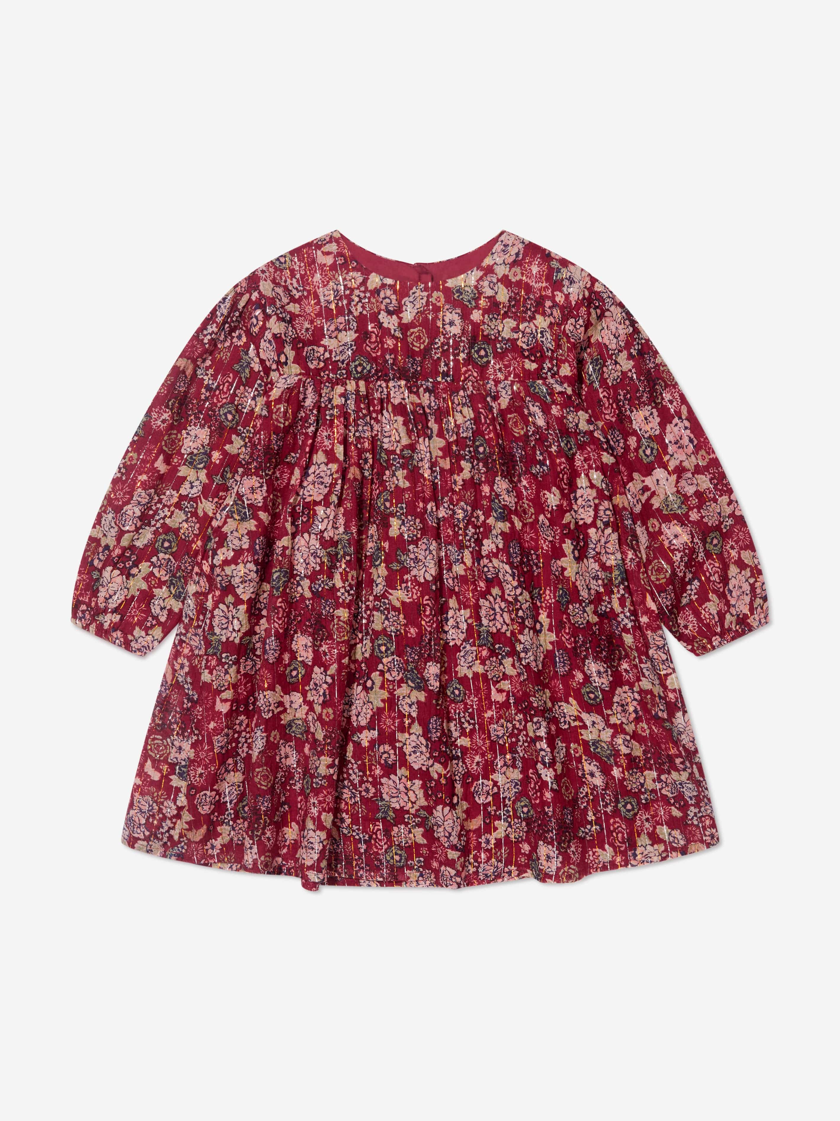 Molo Baby Girls Long Sleeve Floral Dress