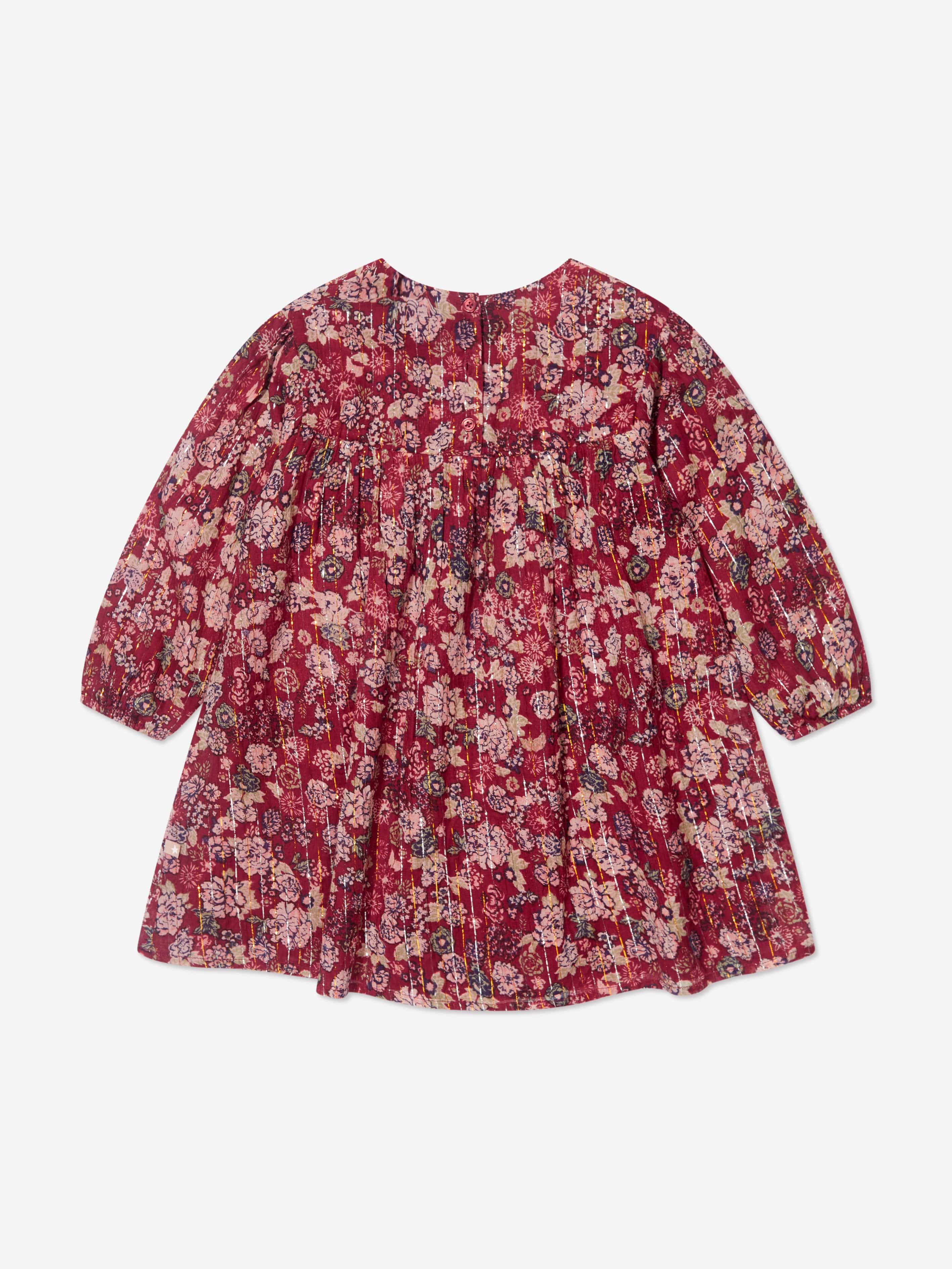 Molo Baby Girls Long Sleeve Floral Dress