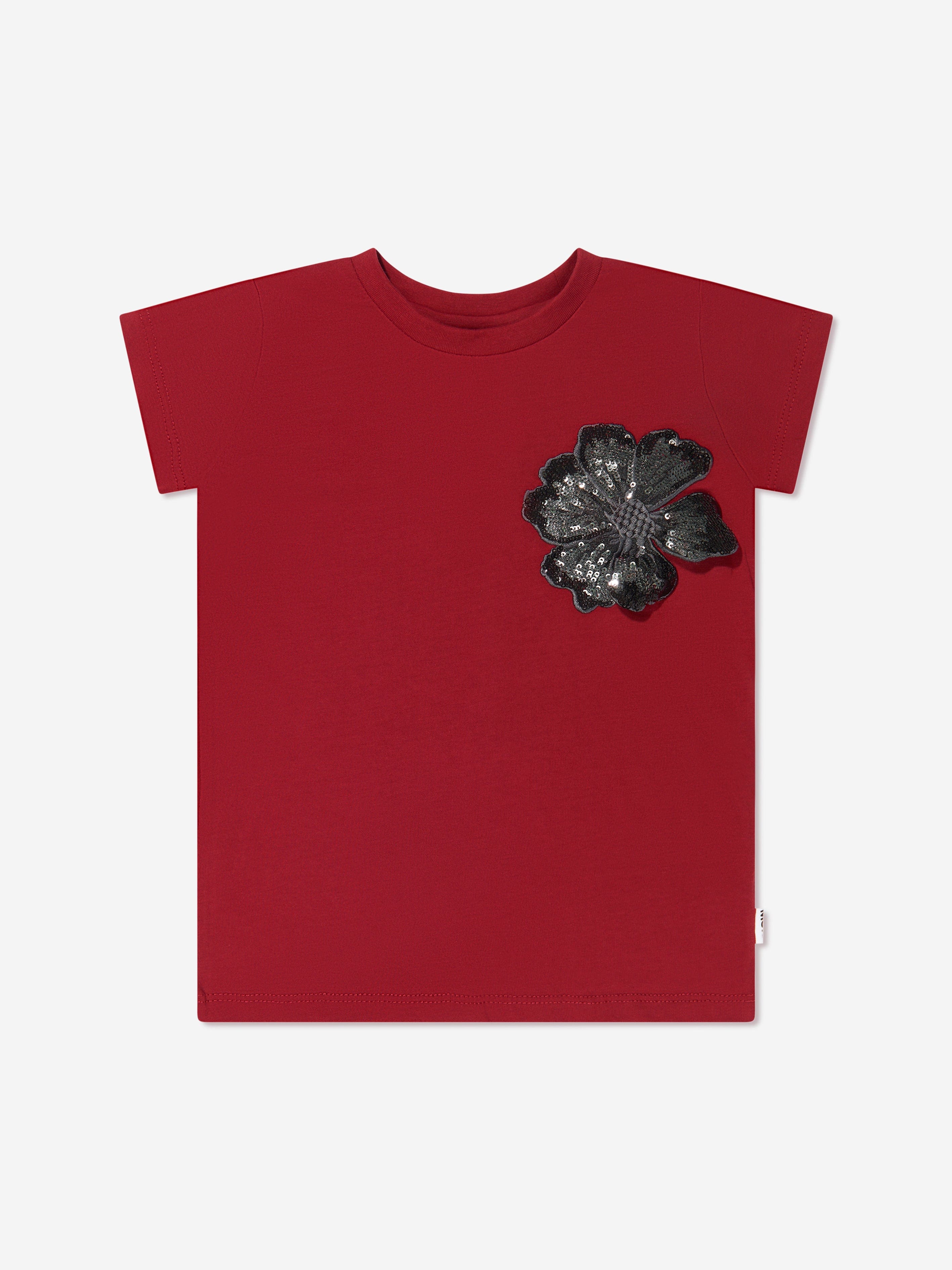 Molo Girls Poppy Applique T-Shirt