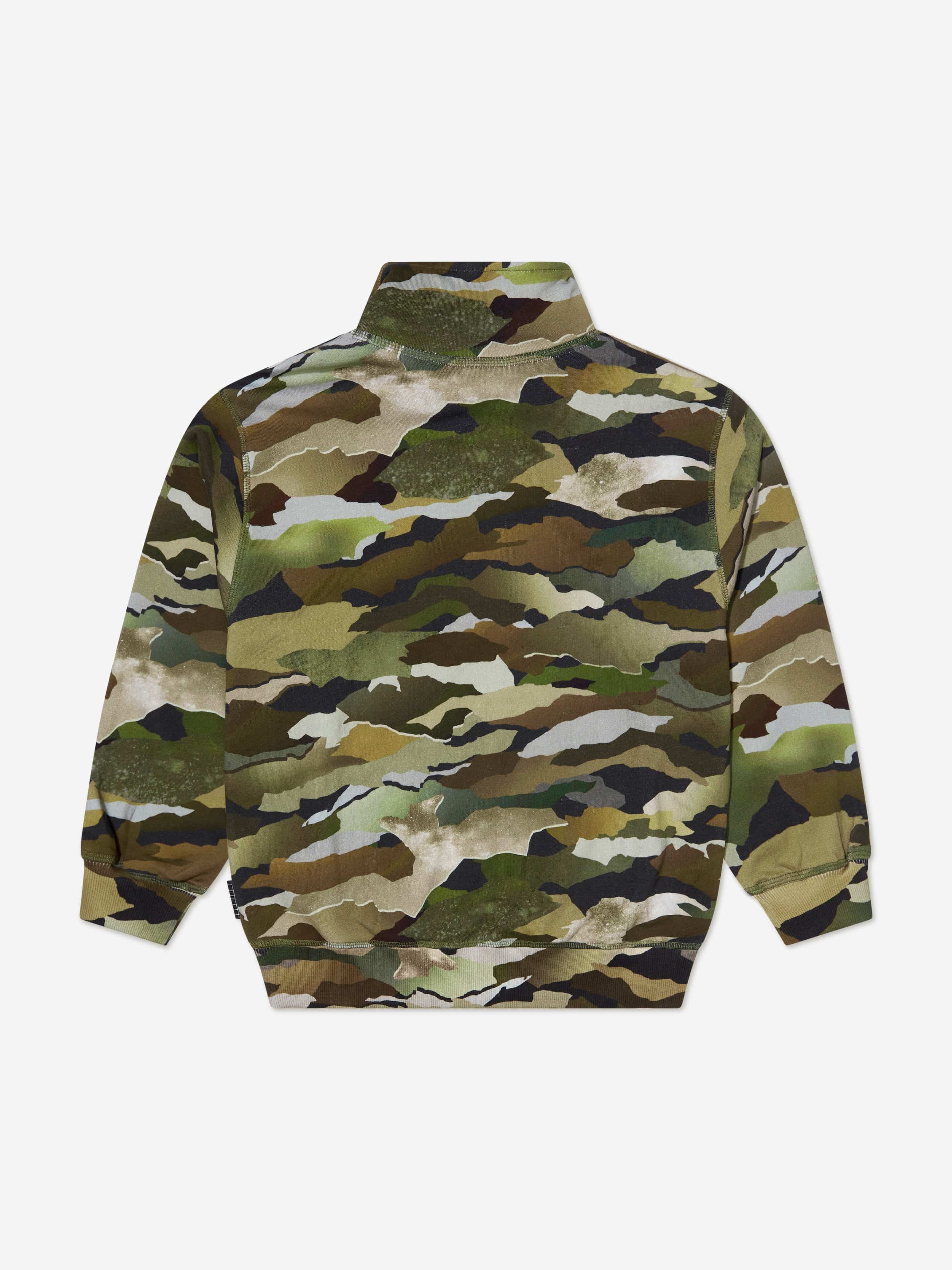 Molo Boys Organic Cotton Camouflage Sweatshirt