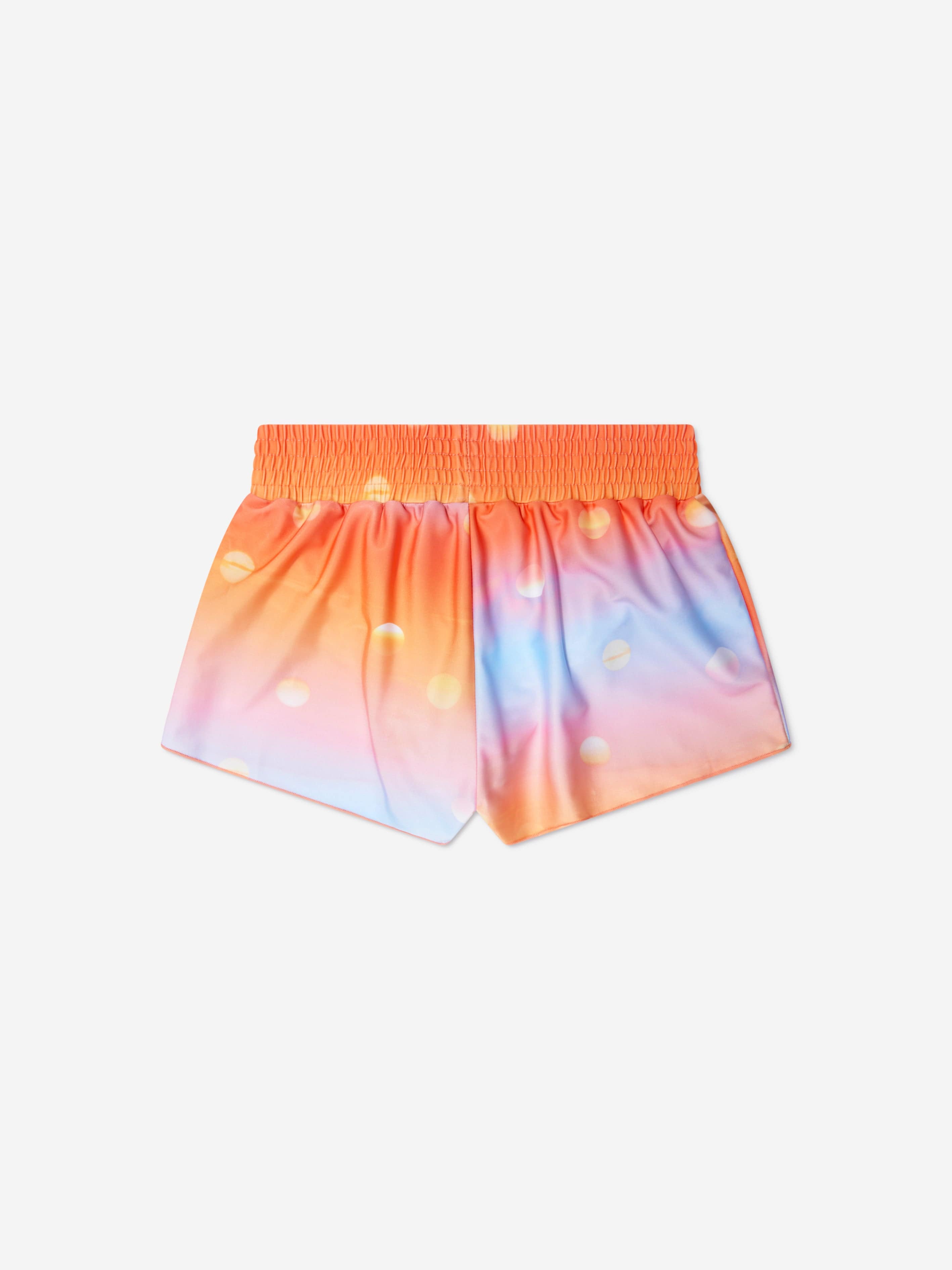 Molo Girls Sun Print Nicci Shorts In Orange