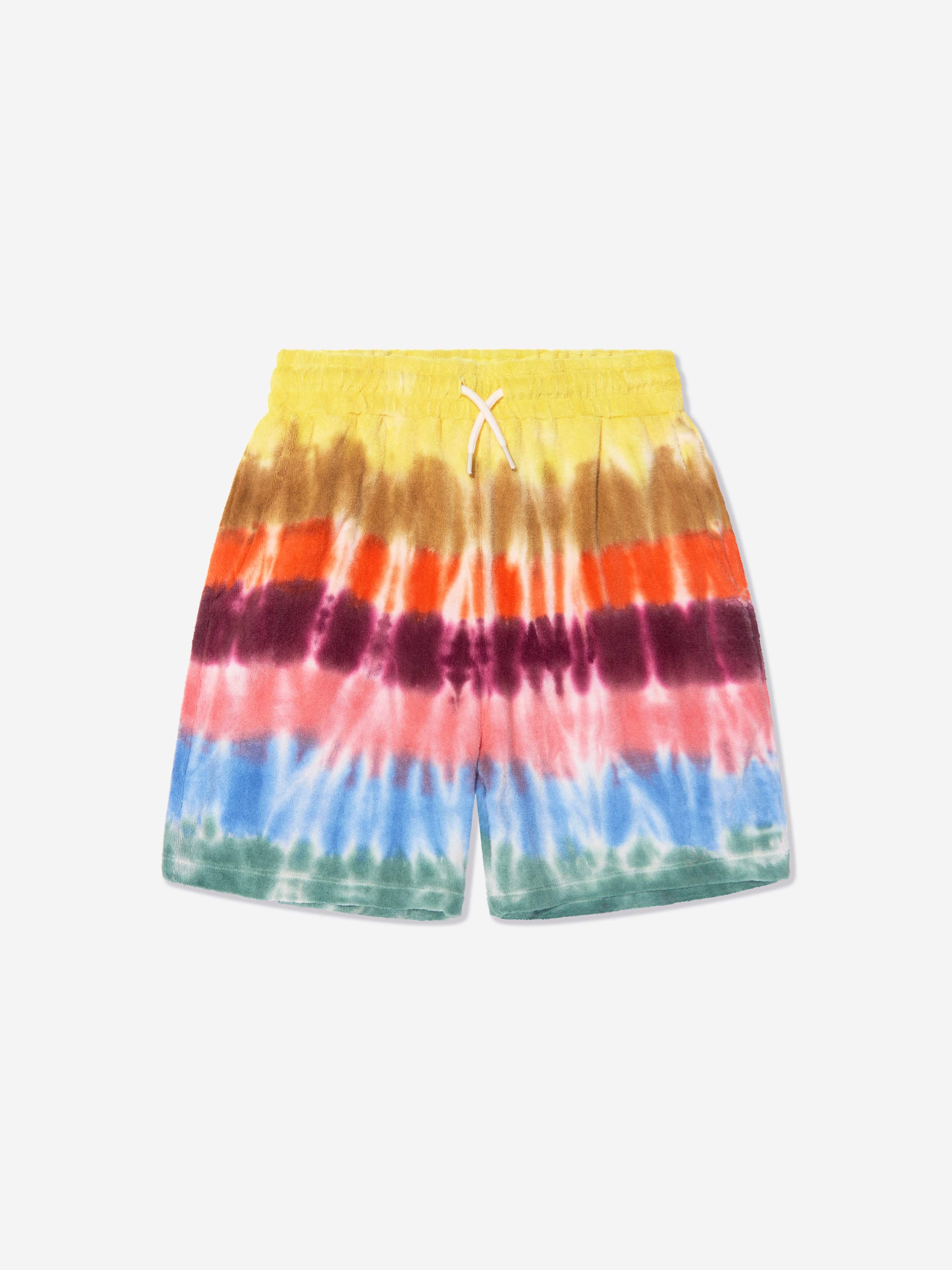 Molo Boys Tie Dye Towelling Abay Shorts In Multicolour