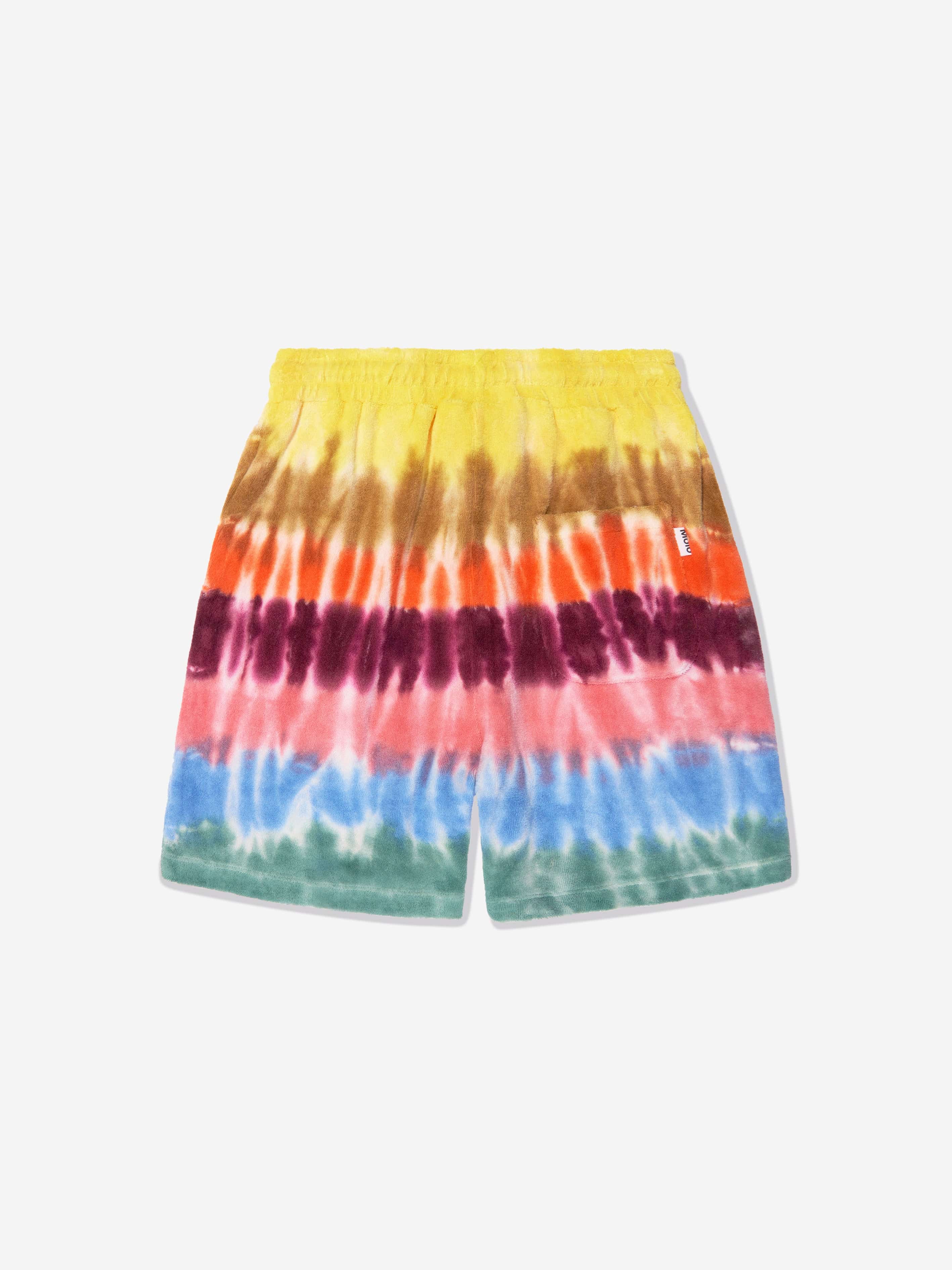 Molo Boys Tie Dye Towelling Abay Shorts In Multicolour