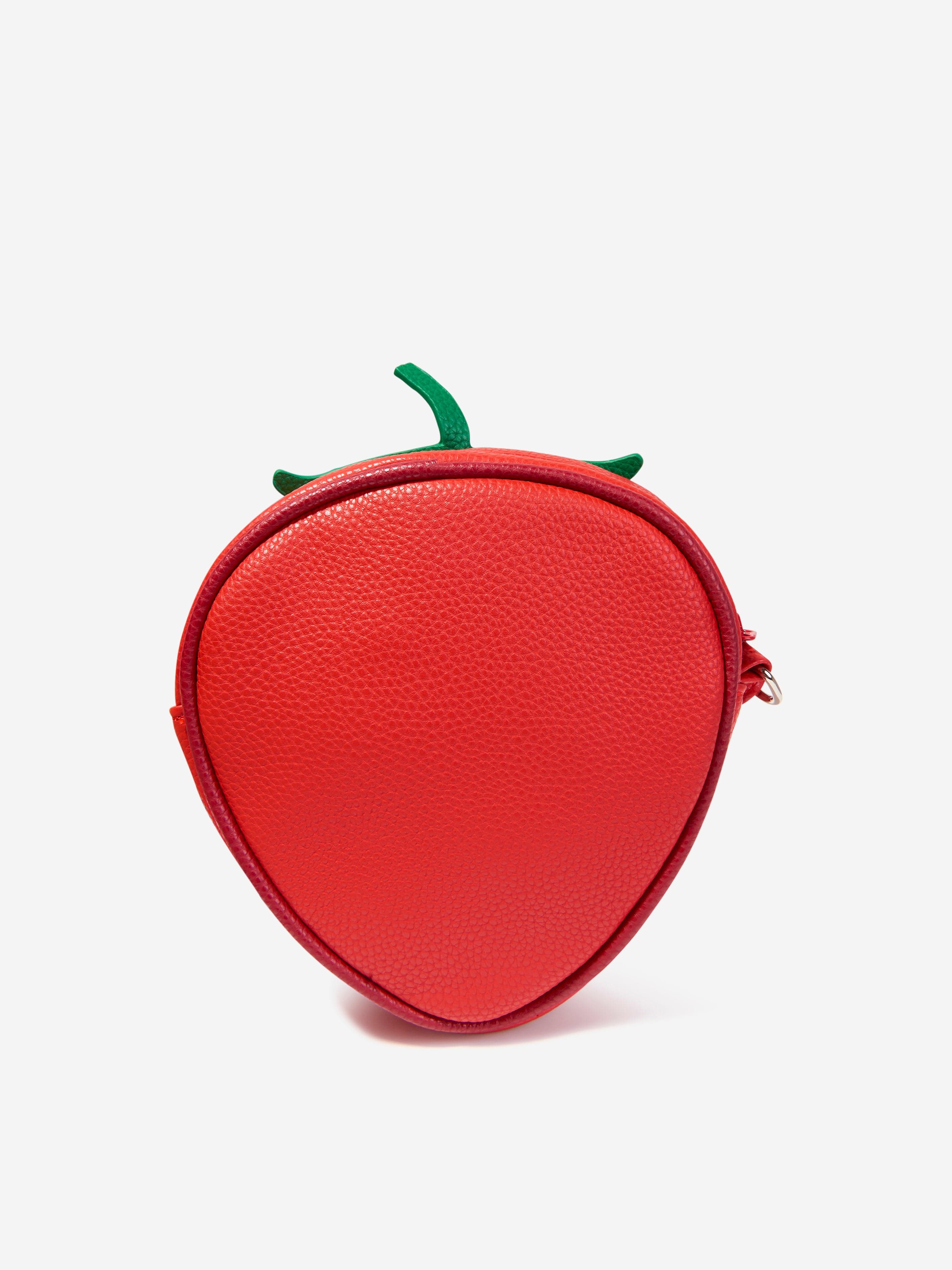 Molo Girls Strawberry Shoulder Bag (H:17cm) In Red