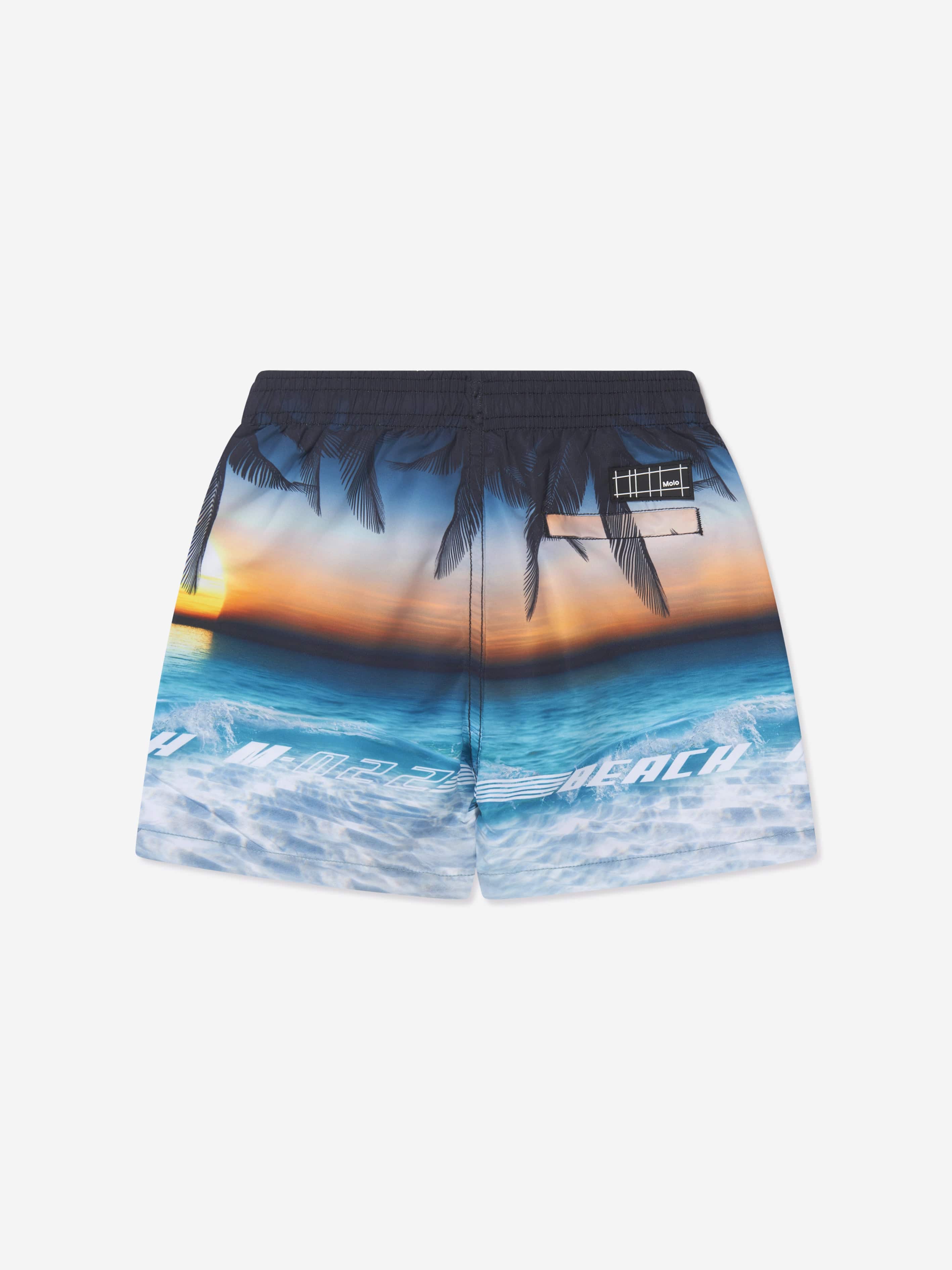 Molo Boys Recycled Polyester Sunset Swim Shorts