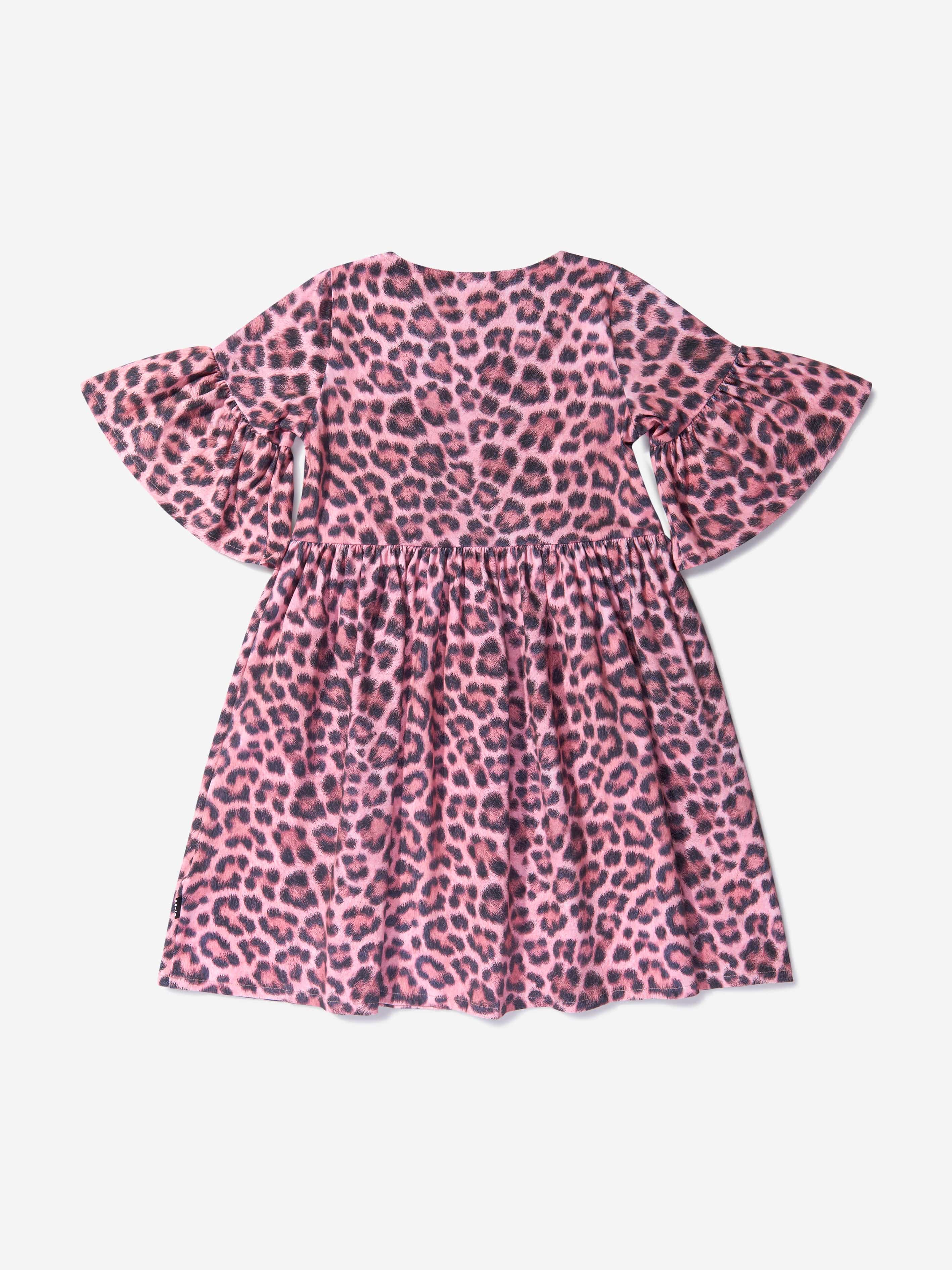 Molo Girls Organic Cotton Rose Jaguar Dress