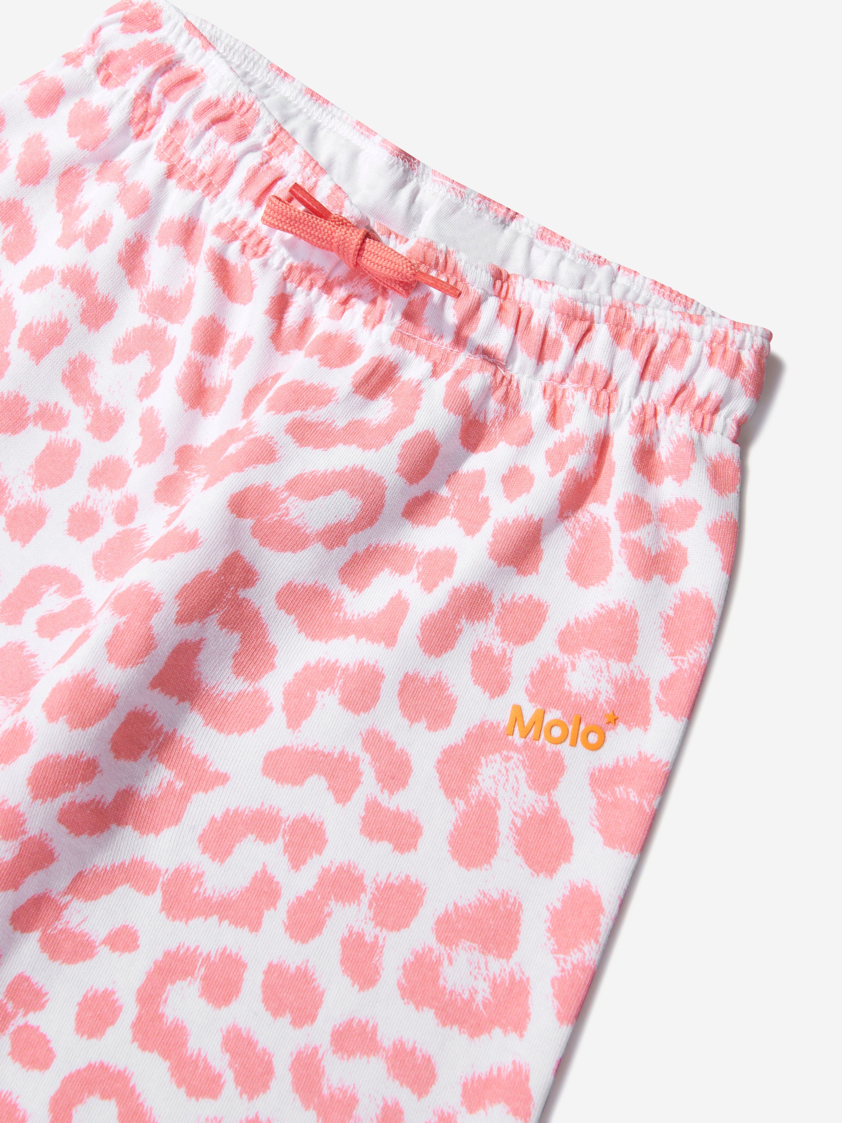 Molo Girls Organic Cotton Faded Jaguar Joggers