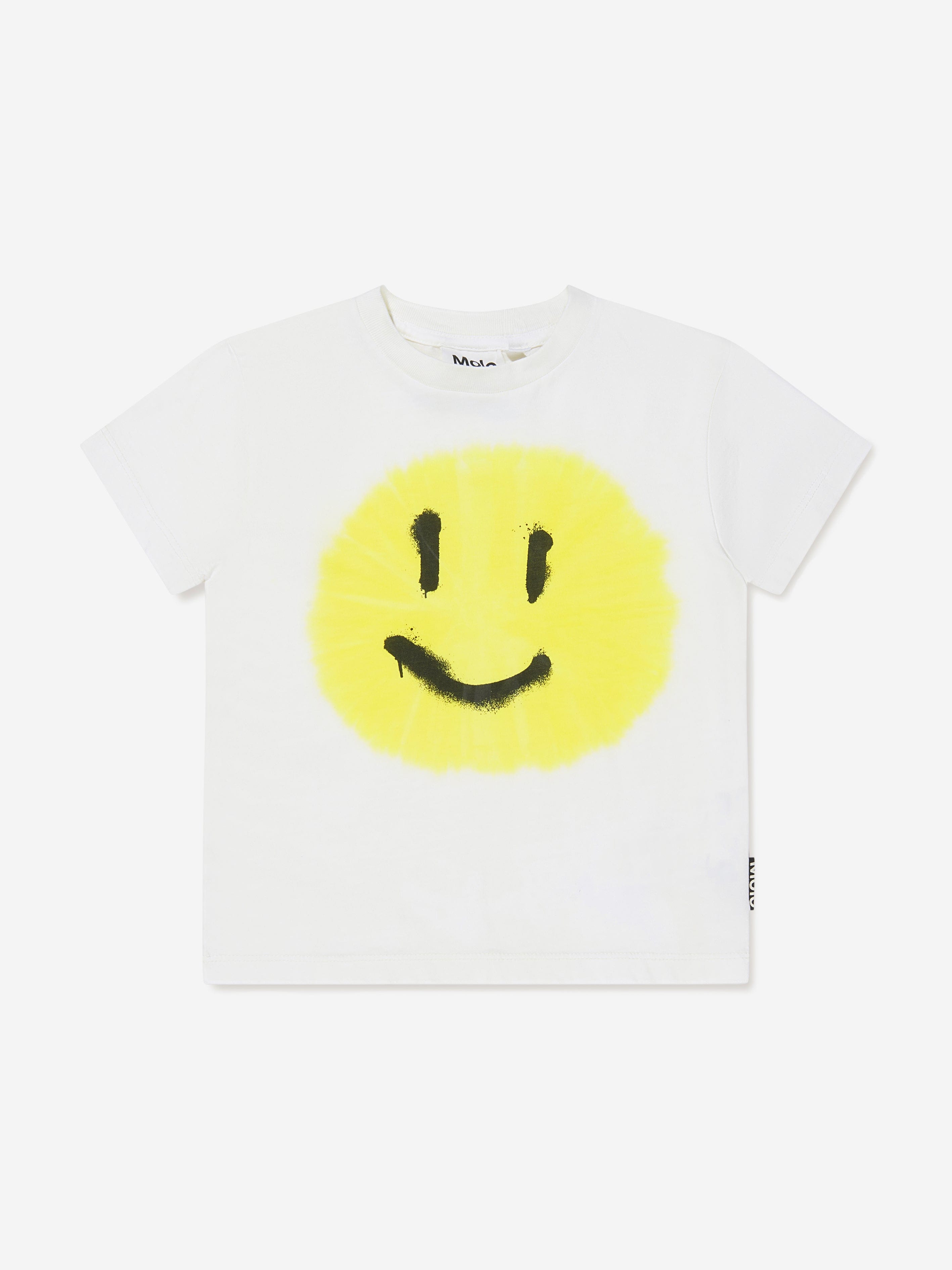 Molo Unisex Organic Cotton Happy T-Shirt