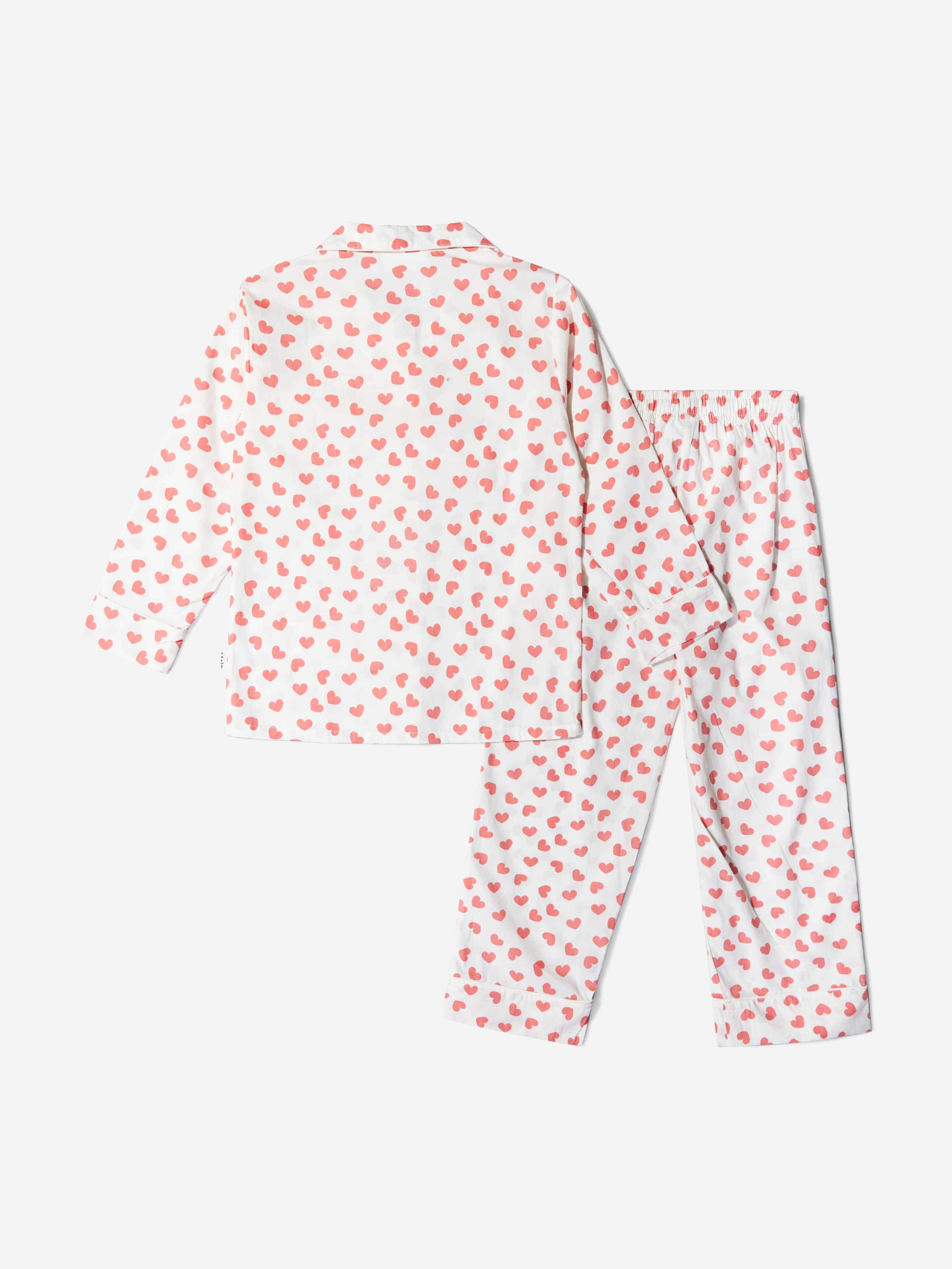 Molo Girls Organic Cotton Love Pyjamas