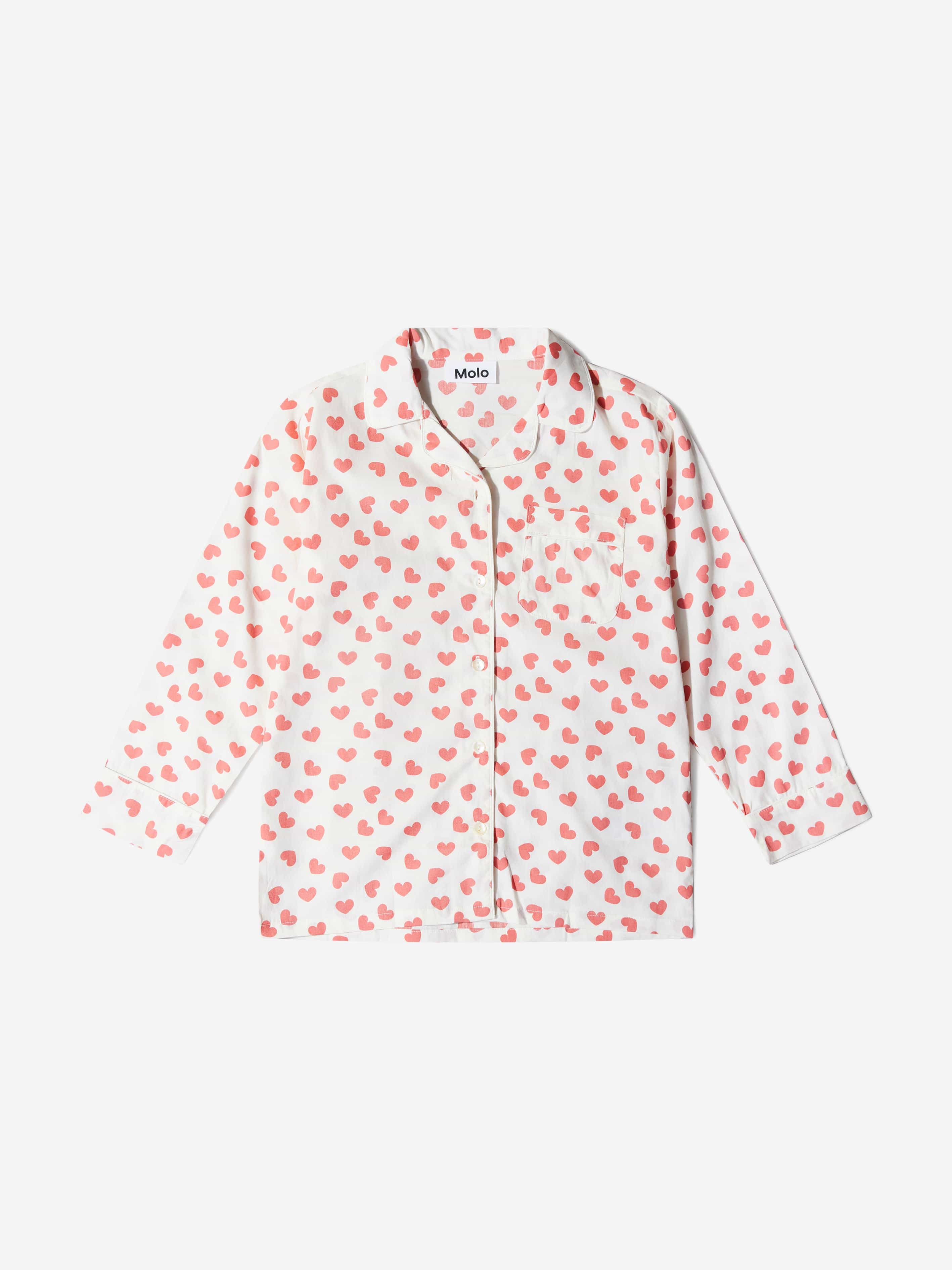 Molo Girls Organic Cotton Love Pyjamas