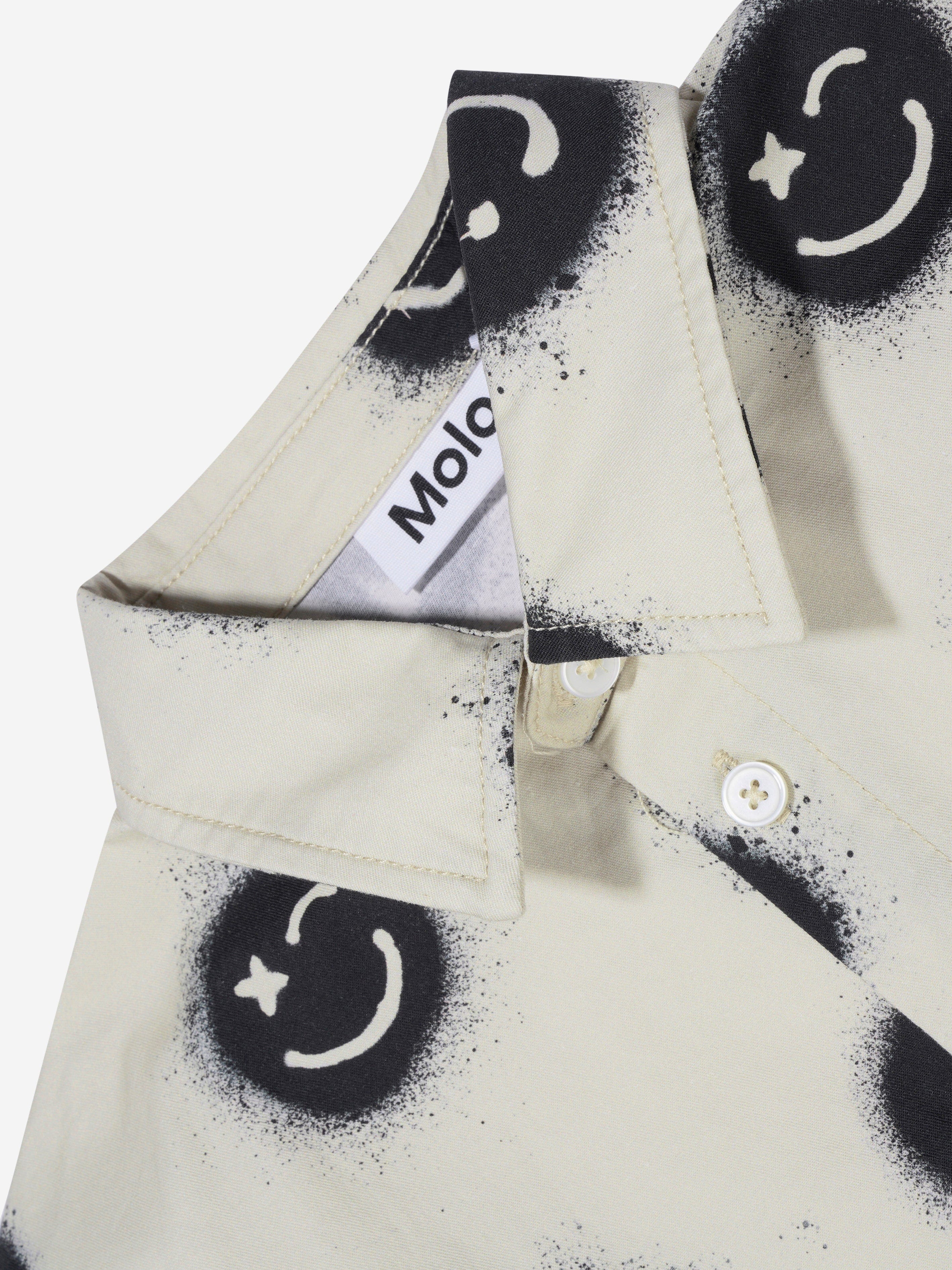 Molo Boys Richie Peace Shirt In White