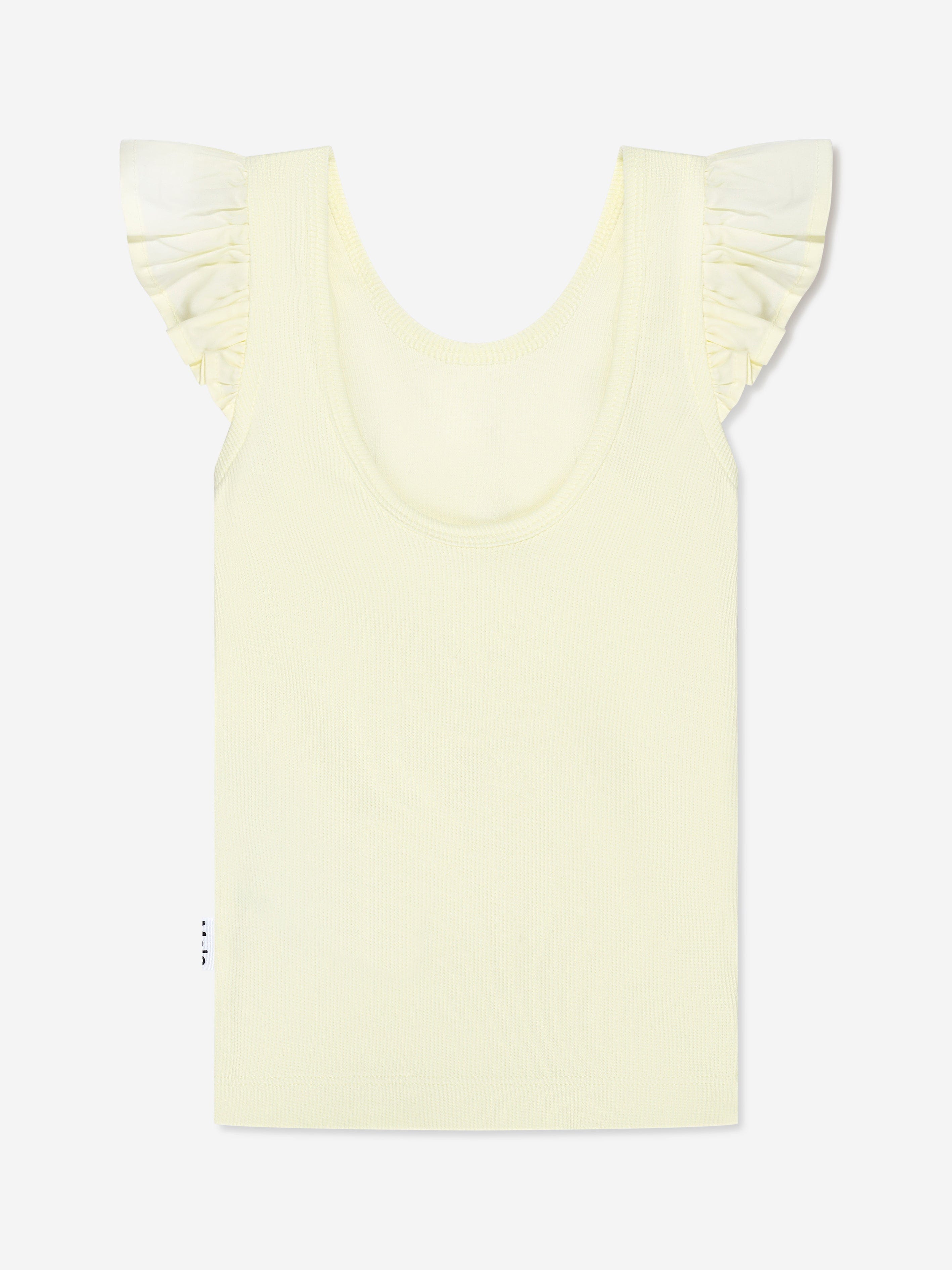 Molo Girls Organic Cotton Ranja Top In Yellow