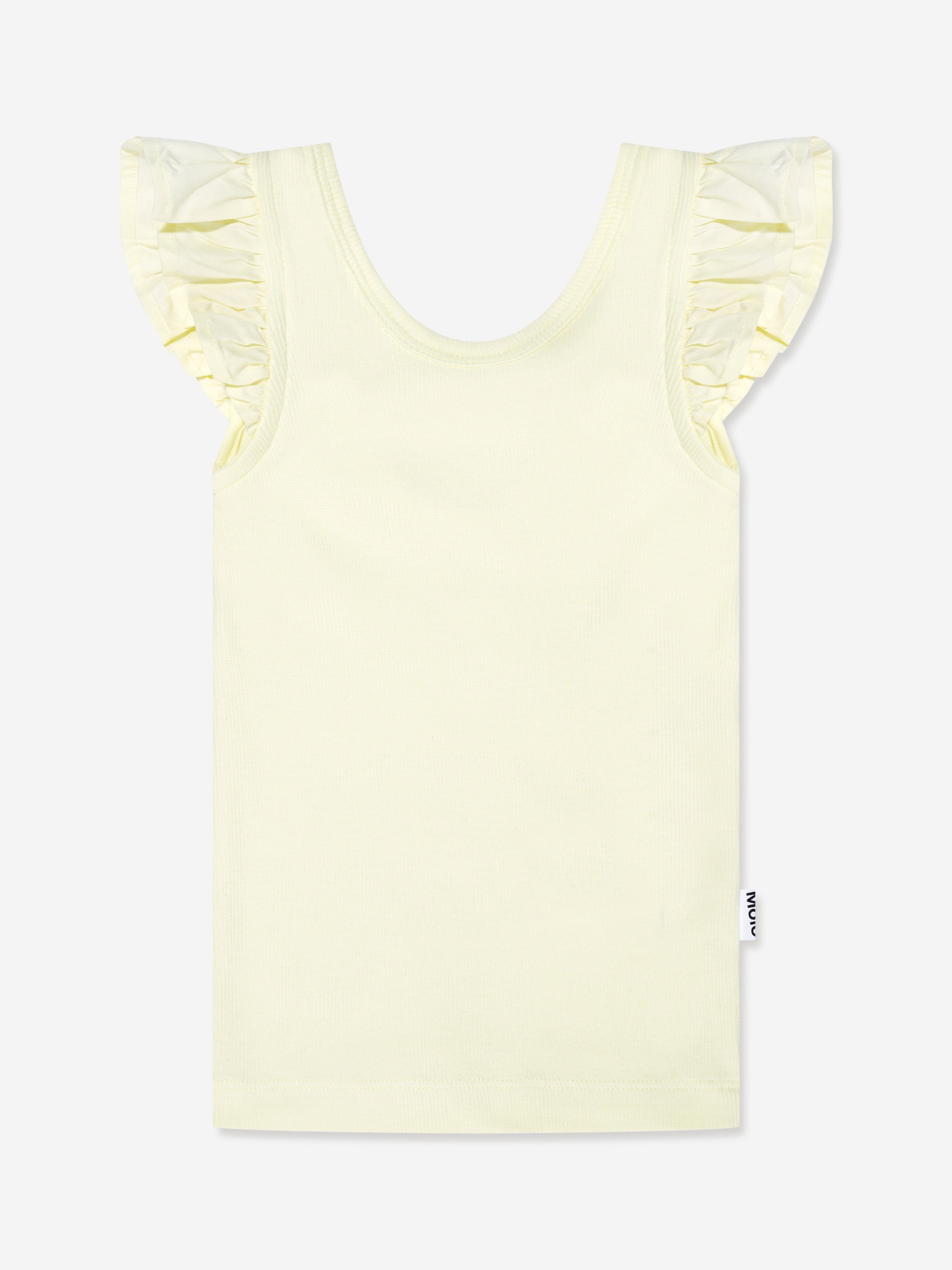 Molo Girls Organic Cotton Ranja Top In Yellow