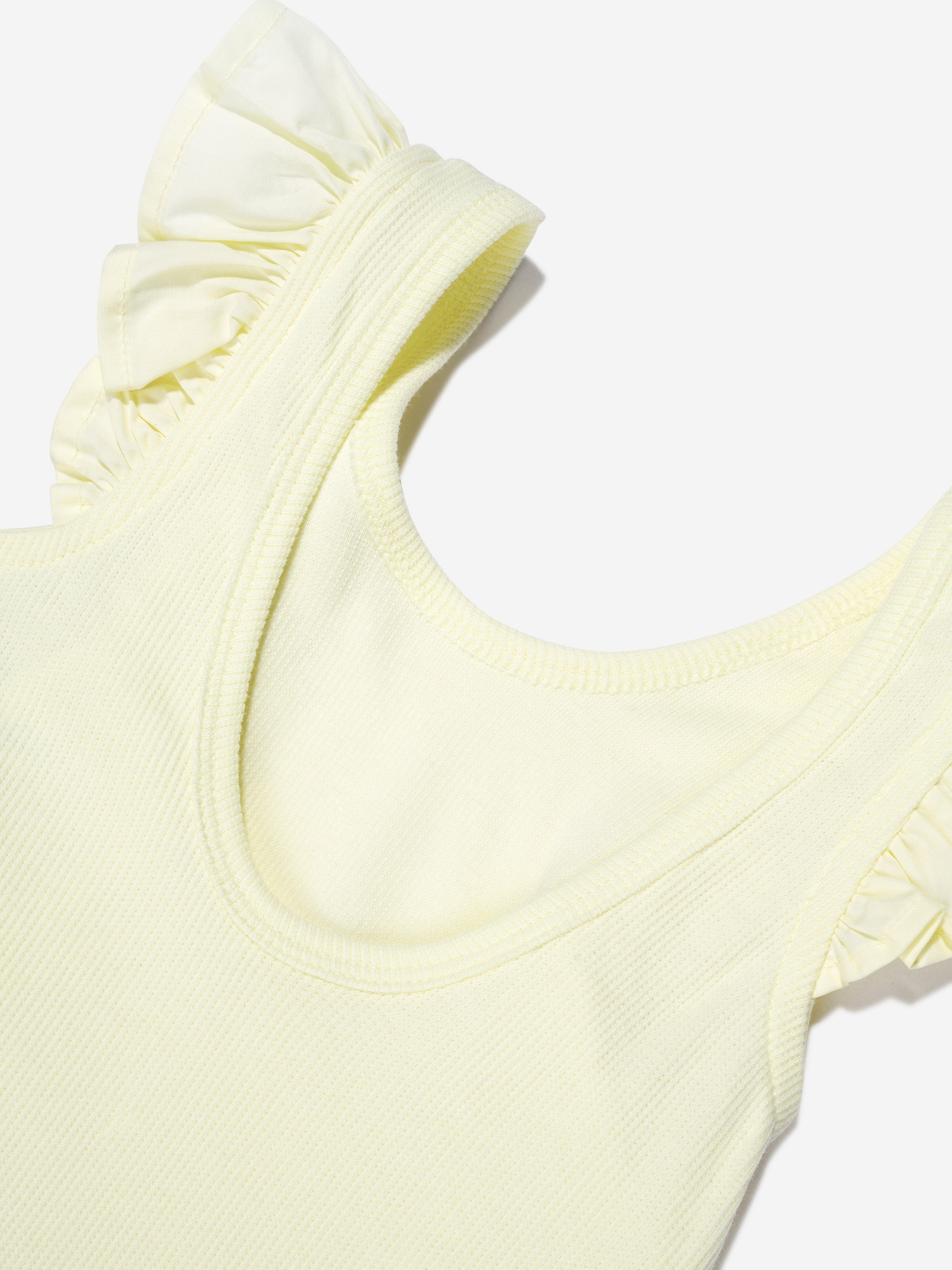 Molo Girls Organic Cotton Ranja Top In Yellow