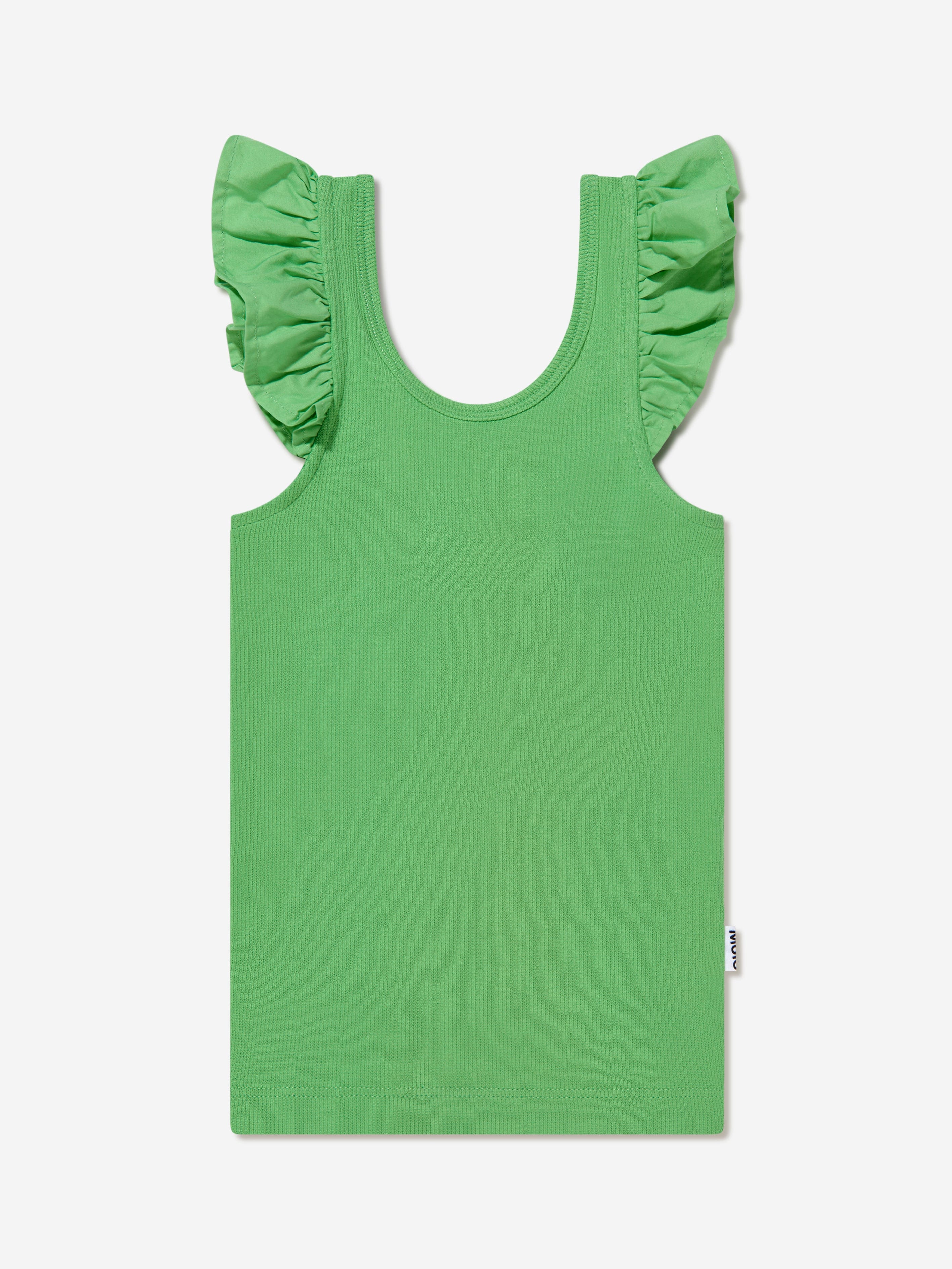 Molo Girls Organic Cotton Ranja Top In Green