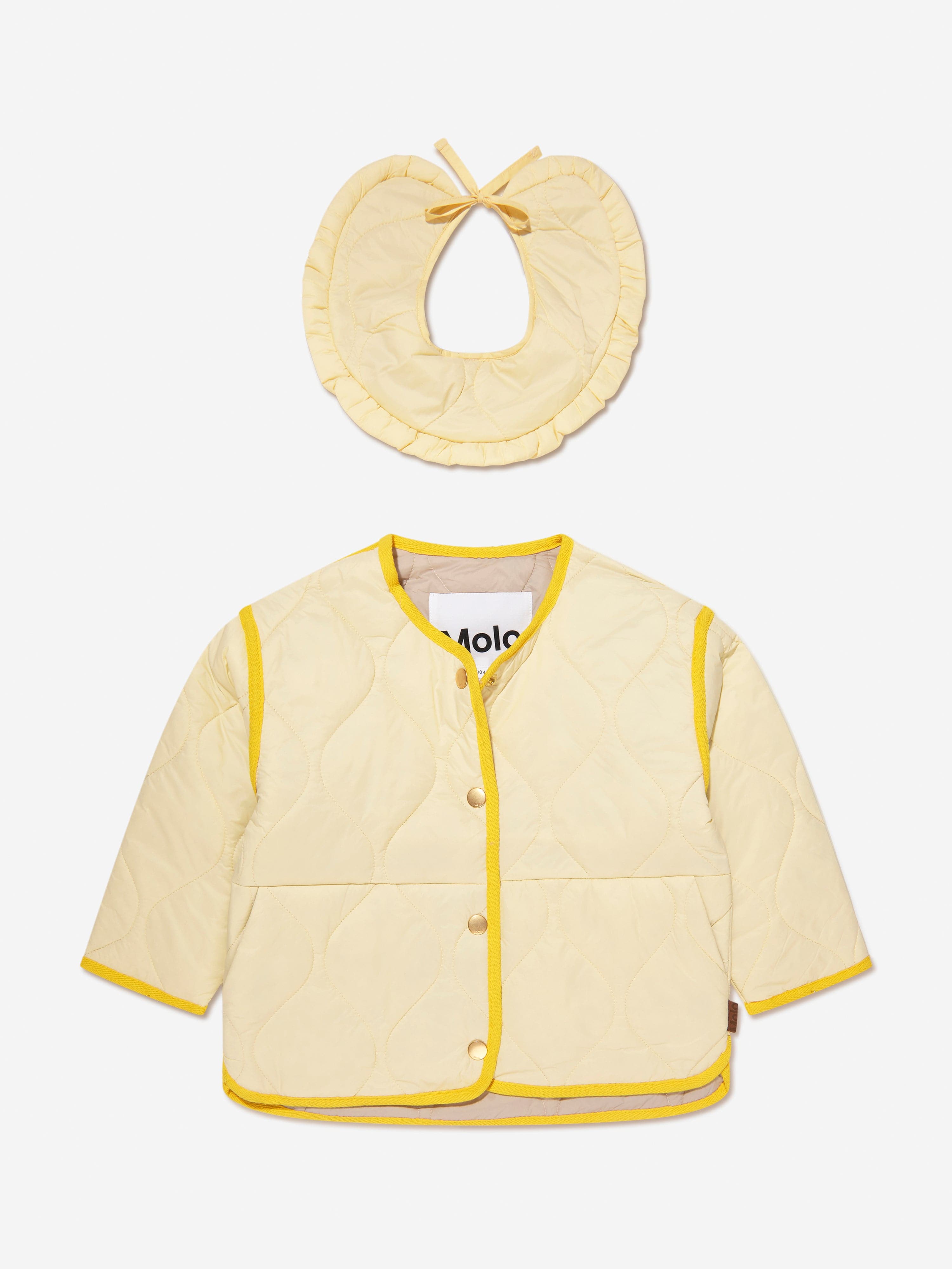 Molo Girls Hailey Jacket In Yellow