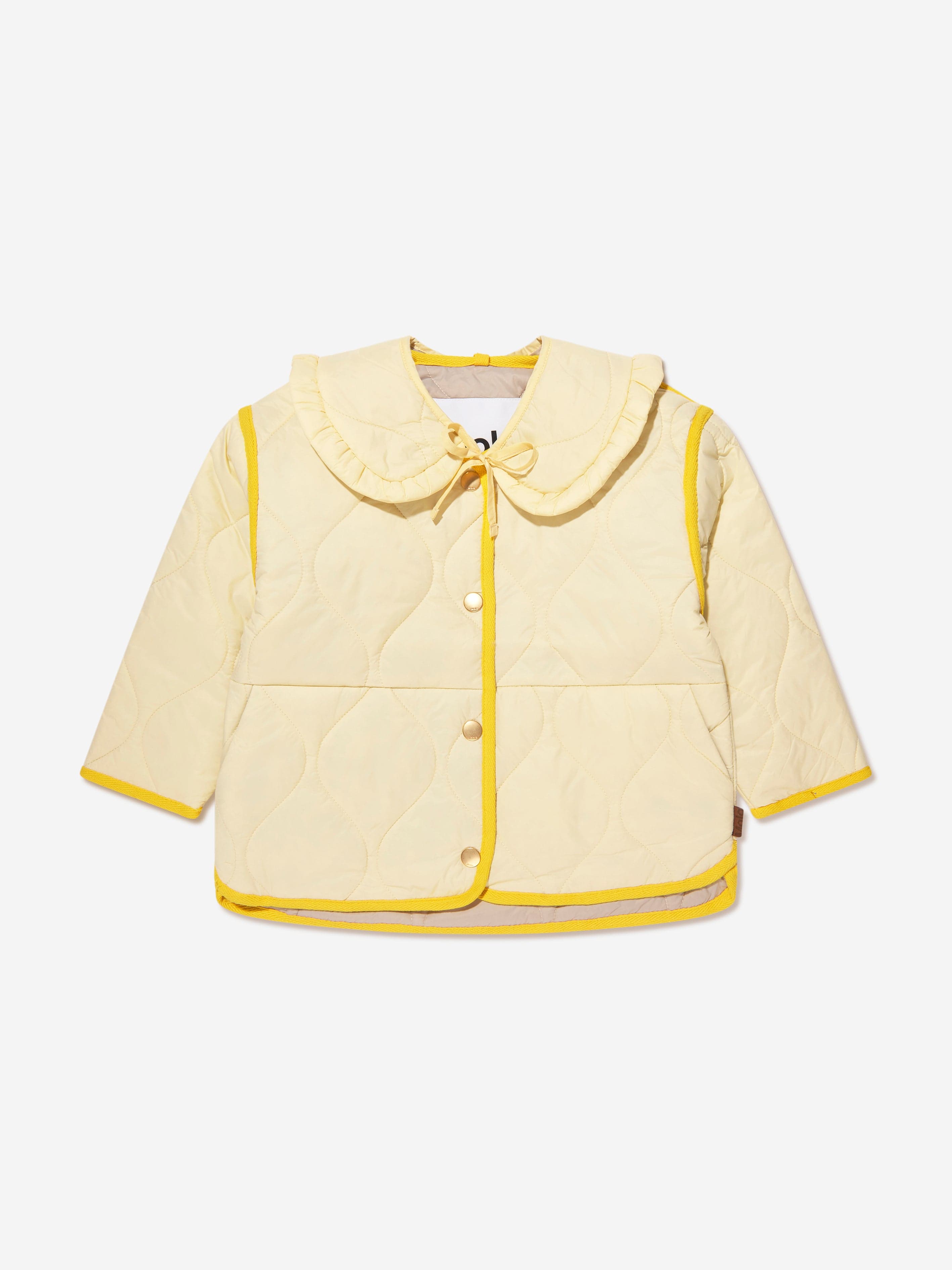 Molo Girls Hailey Jacket In Yellow