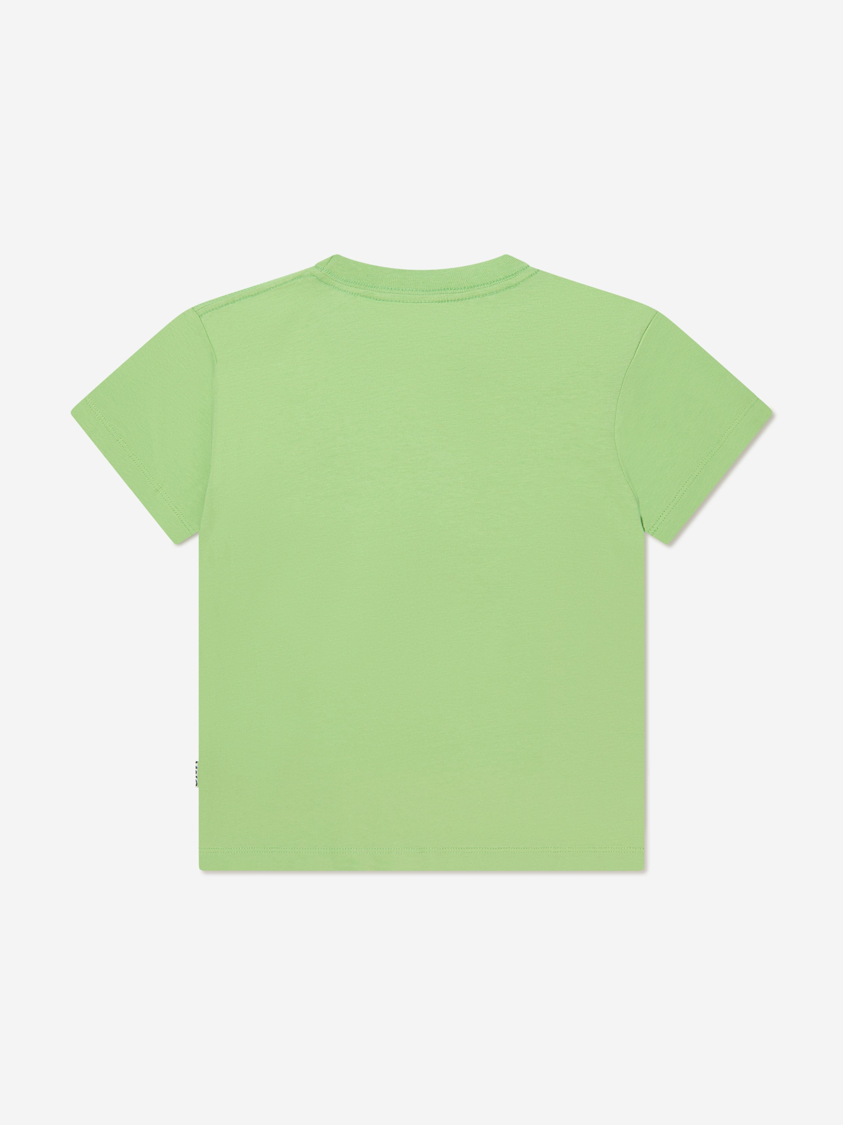 Molo Kids Organic Cotton Rame T-Shirt In Green