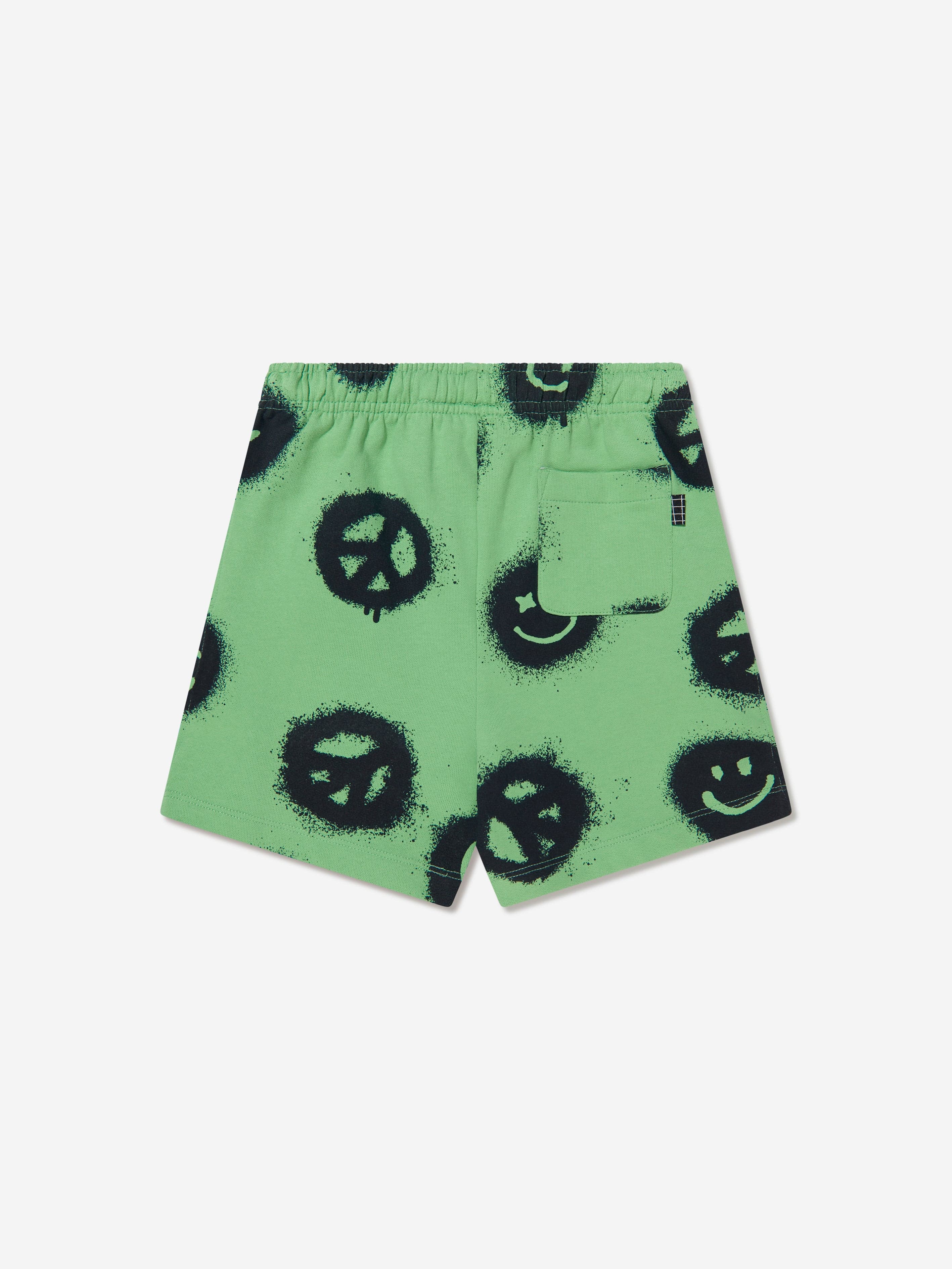 Molo Boys Organic Cotton Adian Shorts In Green