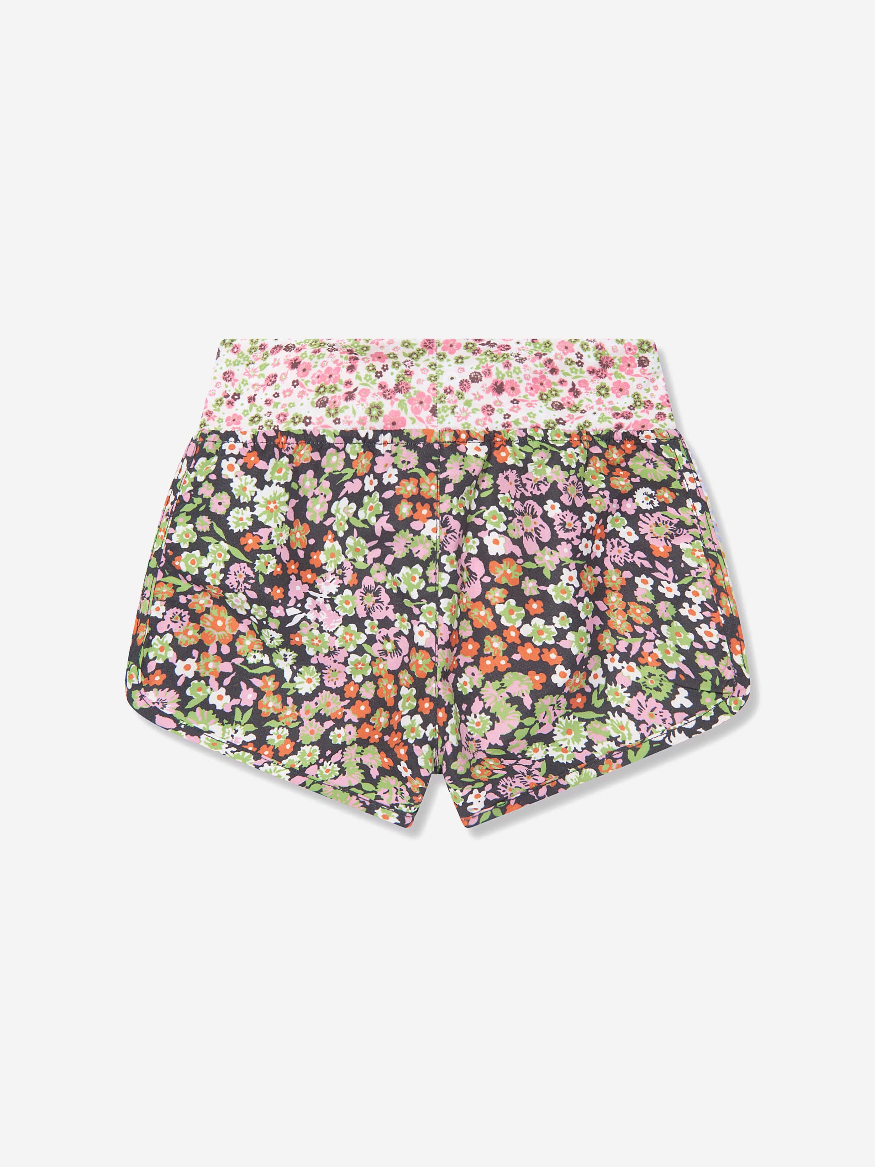 Molo Girls Meadow Print Neva Shorts In Multicolour